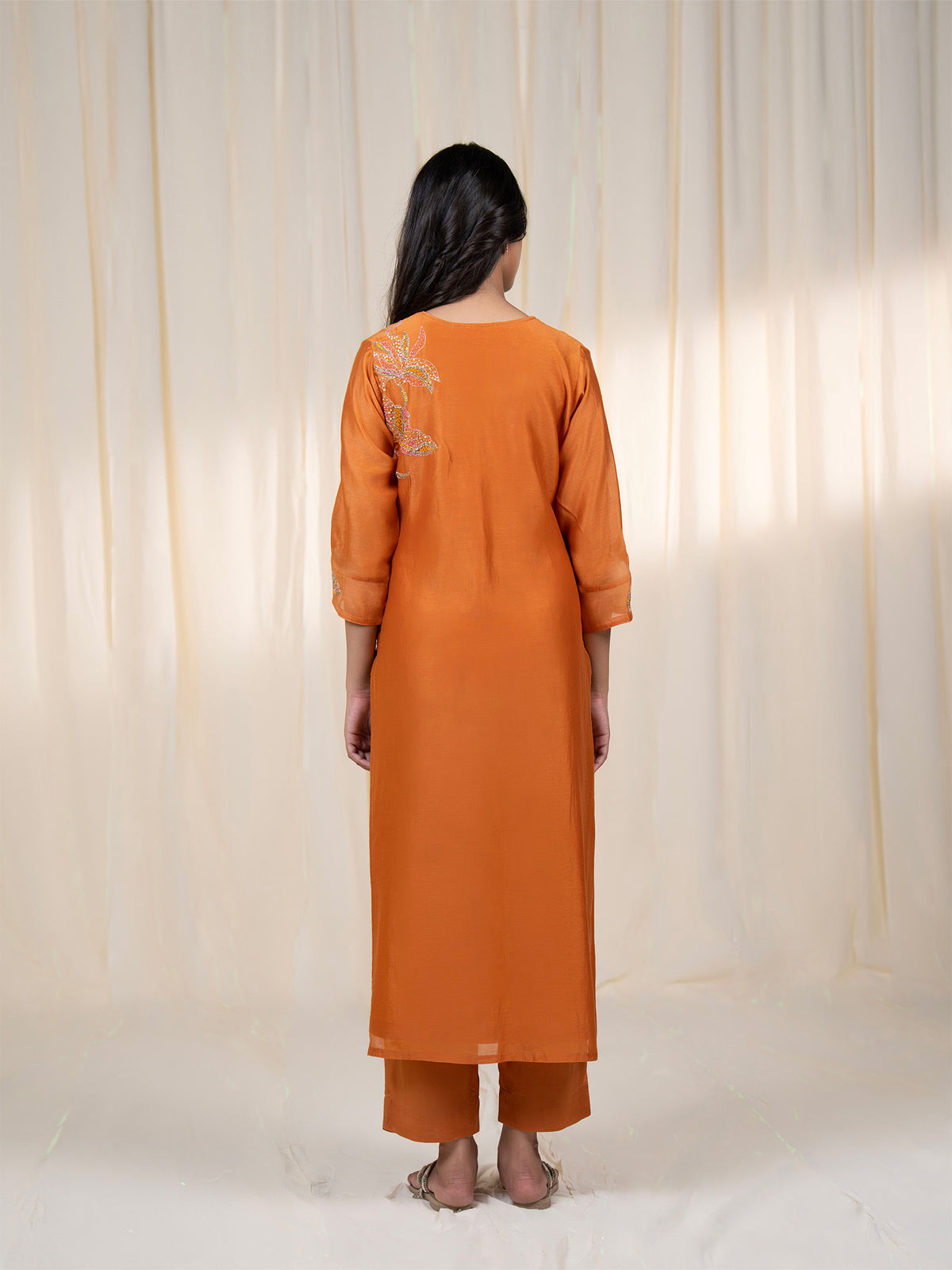 Sada Suhagan Shagun Chanderi Kurta