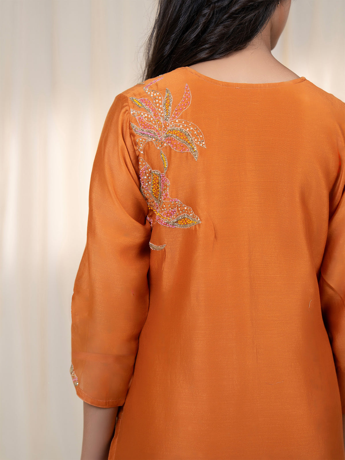 Sada Suhagan Shagun Chanderi Kurta