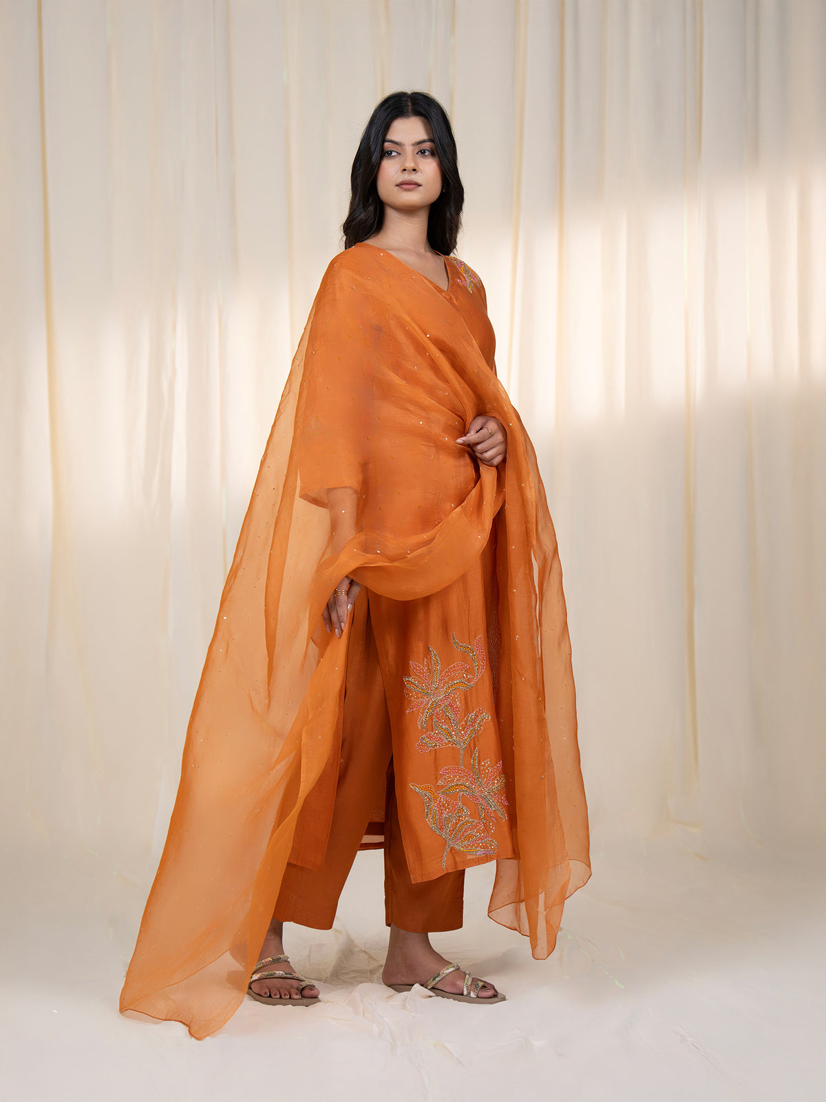 Sada Suhagan Shagun Organza Dupatta