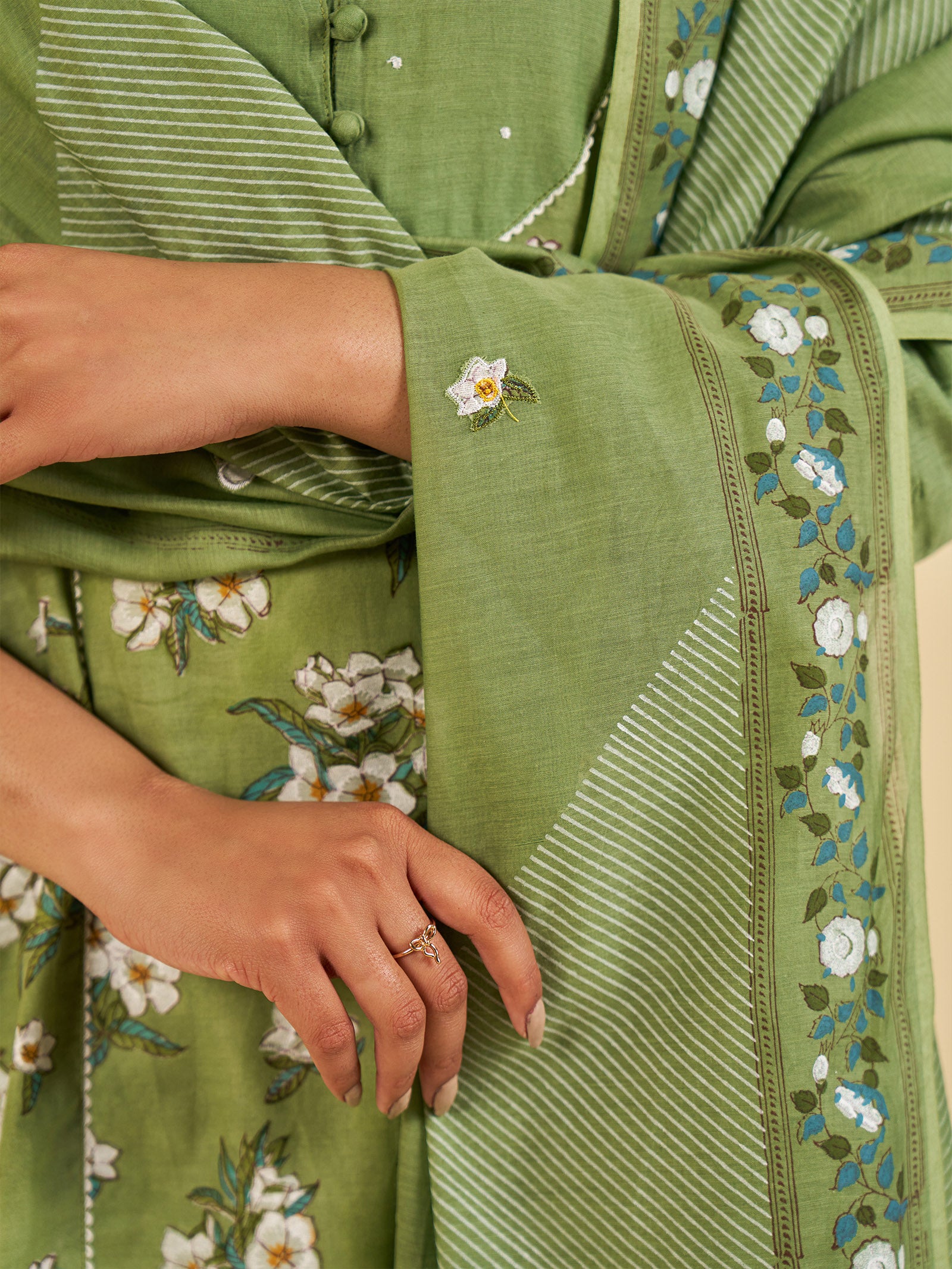 Sadabahar Chanderi Dupatta