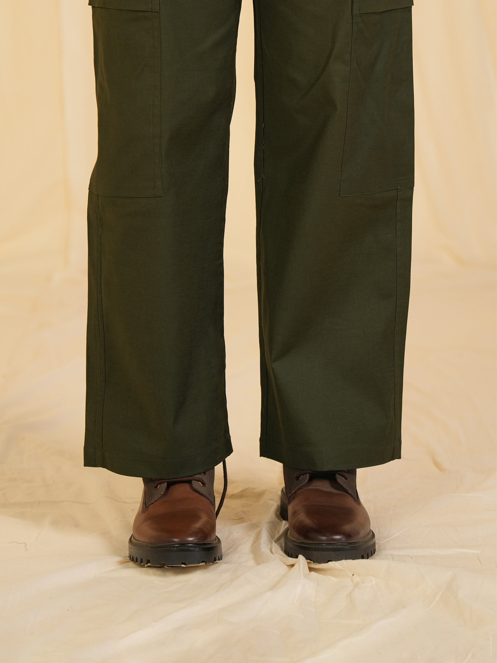 Safari - Olive Cotton Cargos