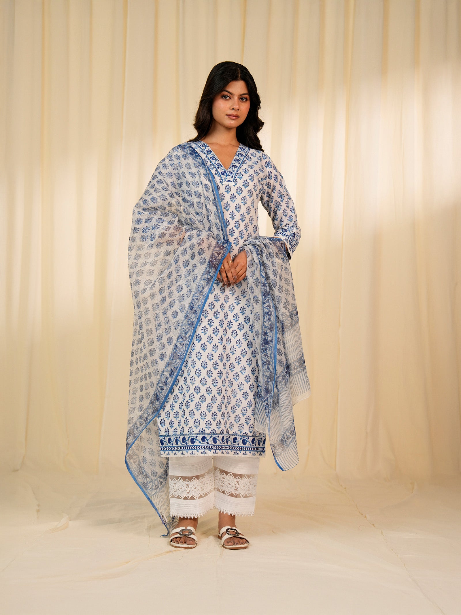 Jal - Sagar Kota Dupatta