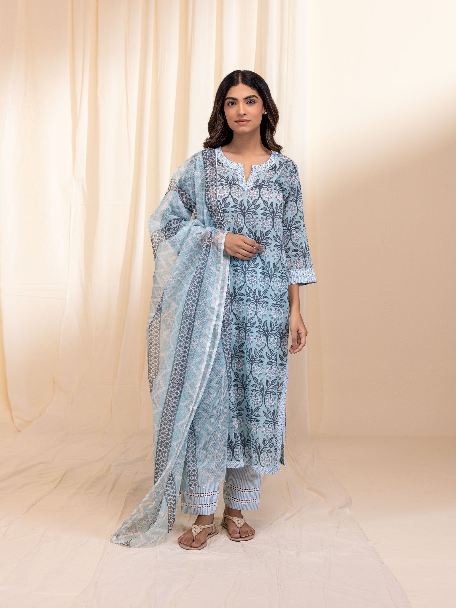 Sea Urchin Voile Kurta