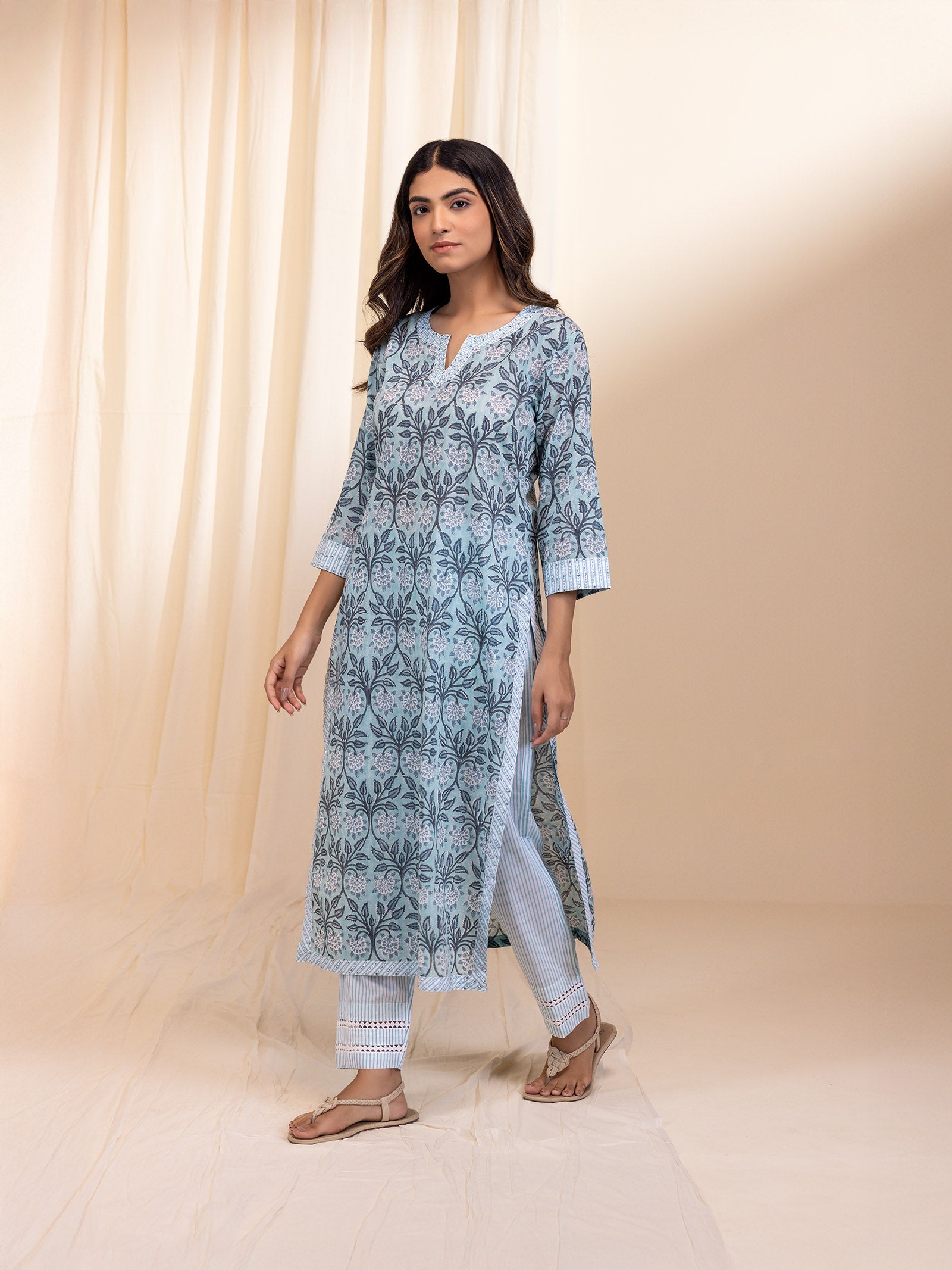 Sea Urchin Voile Kurta