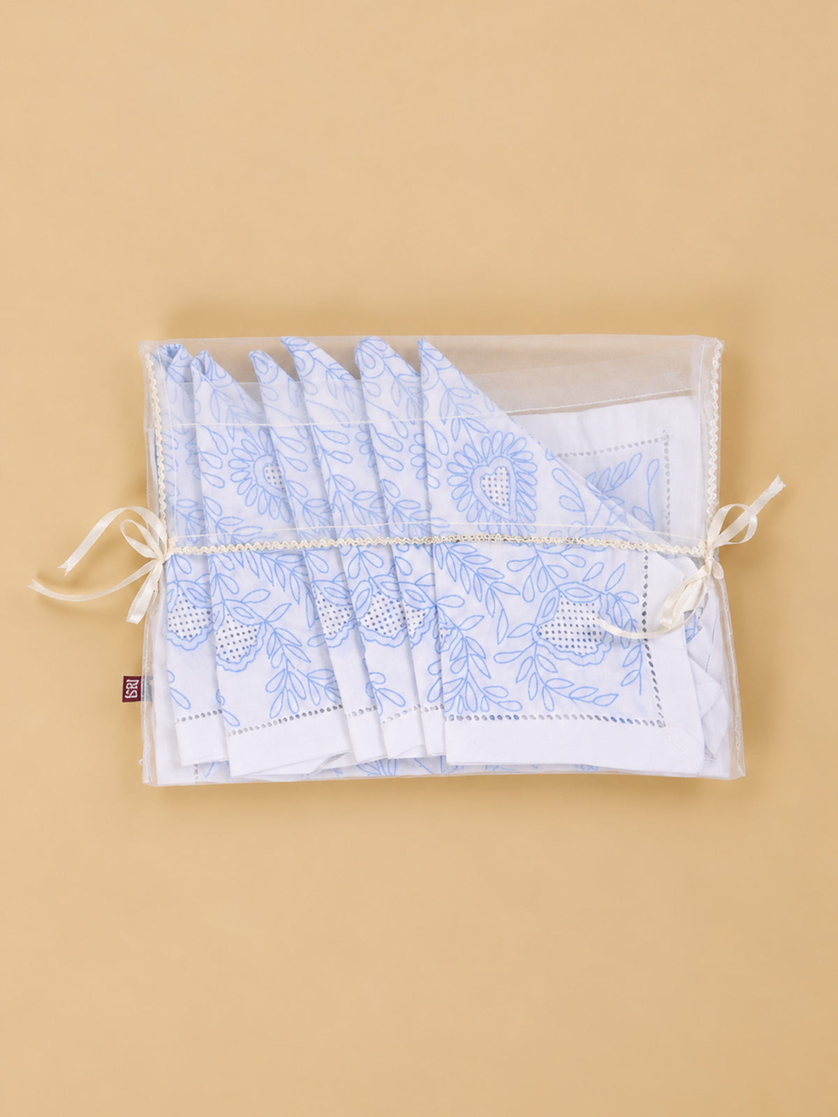 Shadow Emb. Blue (Runner & 6 Mats)