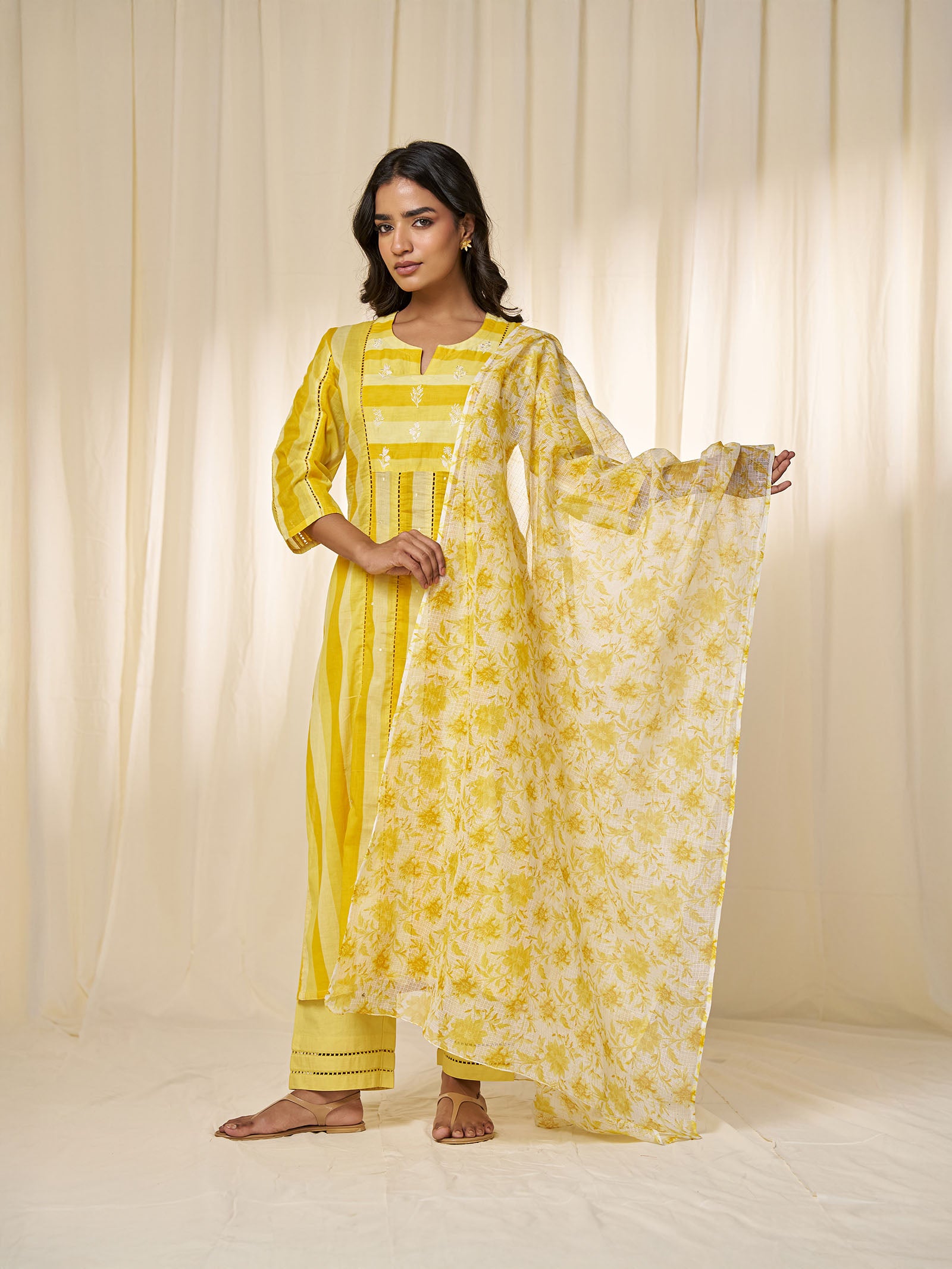 Mimosa Kota Doria Dupatta