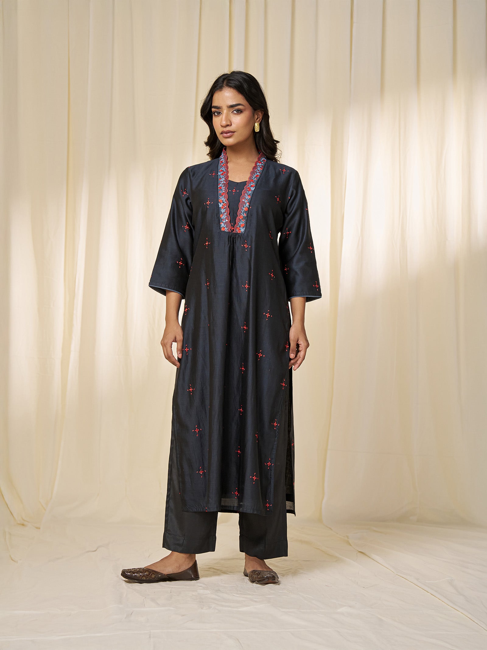 Rang Mahal Chanderi Kurta