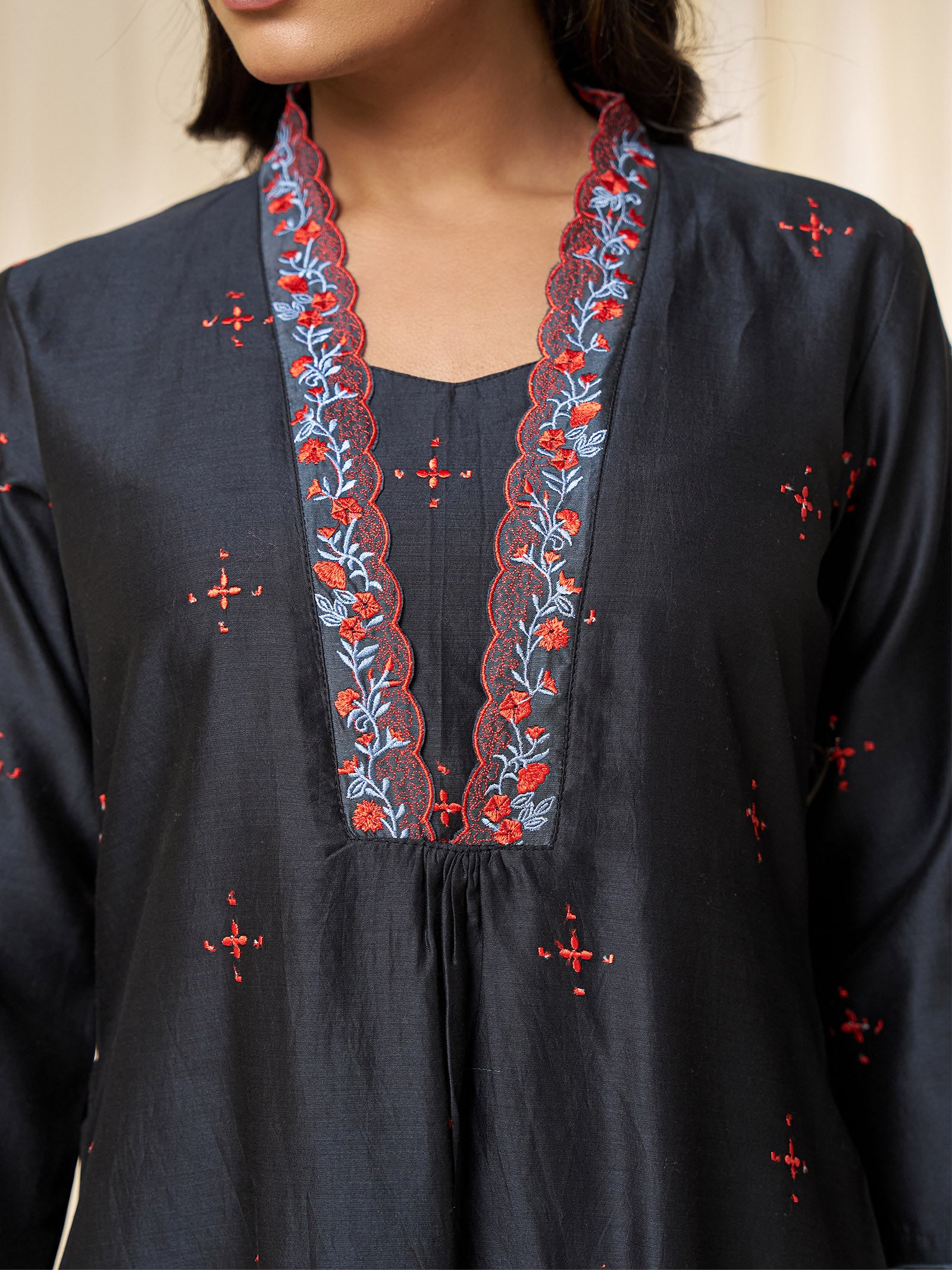 Rang Mahal Chanderi Kurta