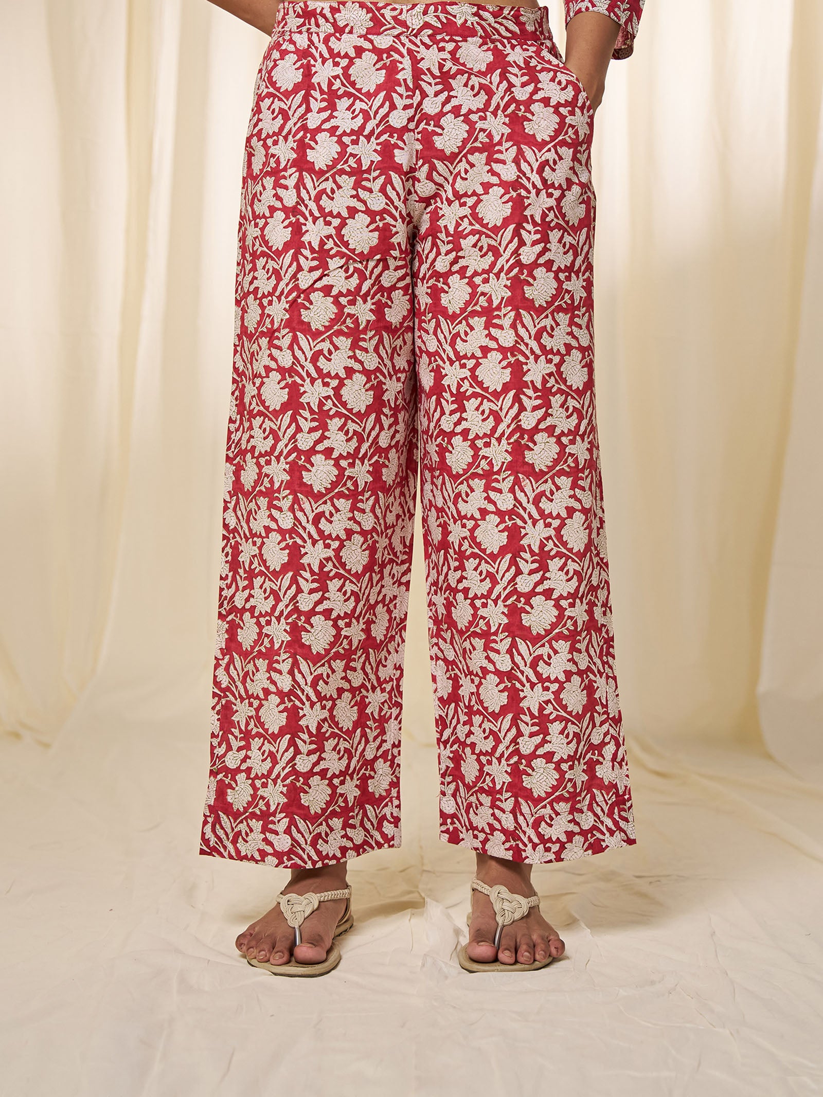Sindoori Cotton Straight Pant