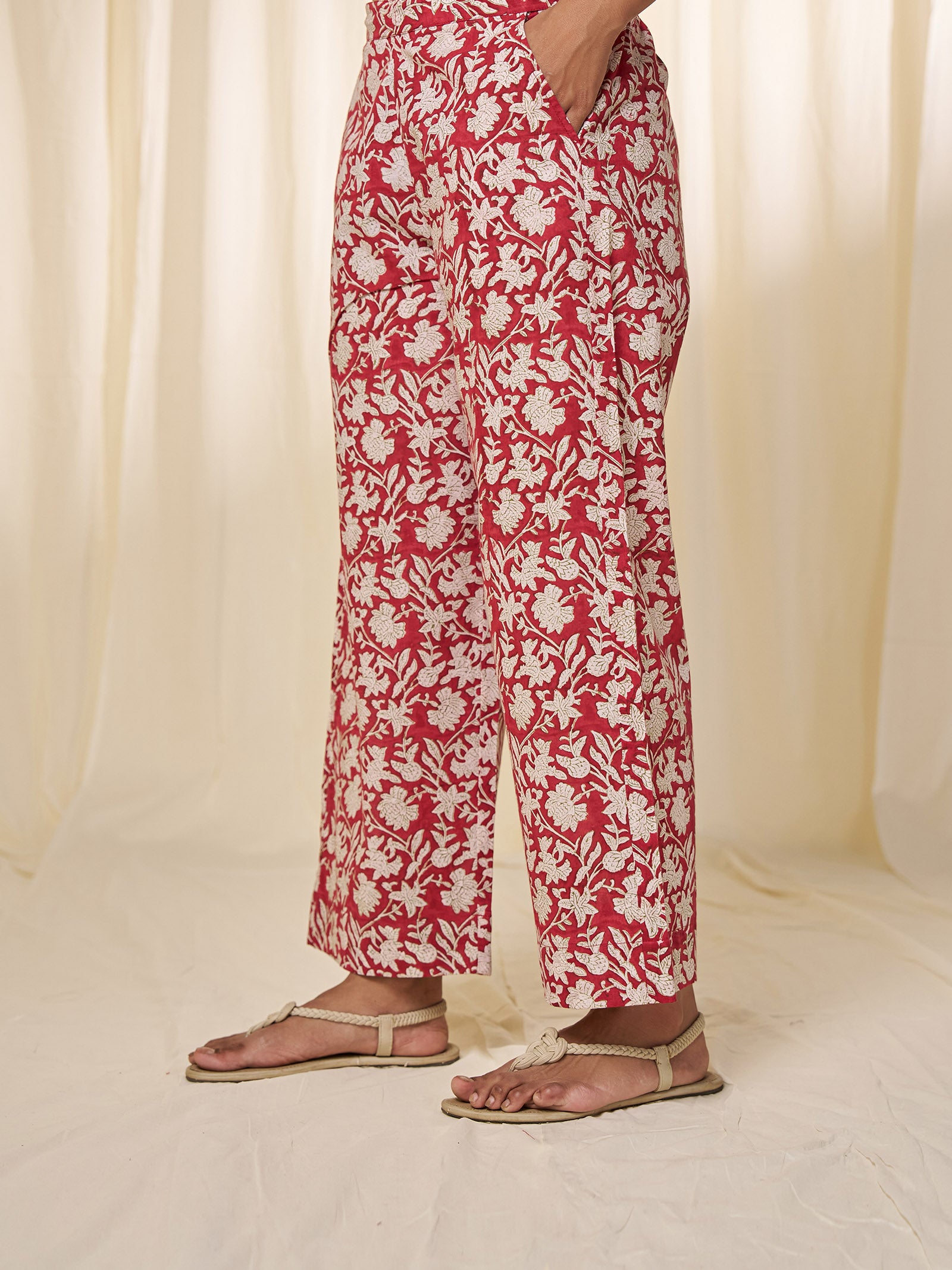 Sindoori Cotton Straight Pant