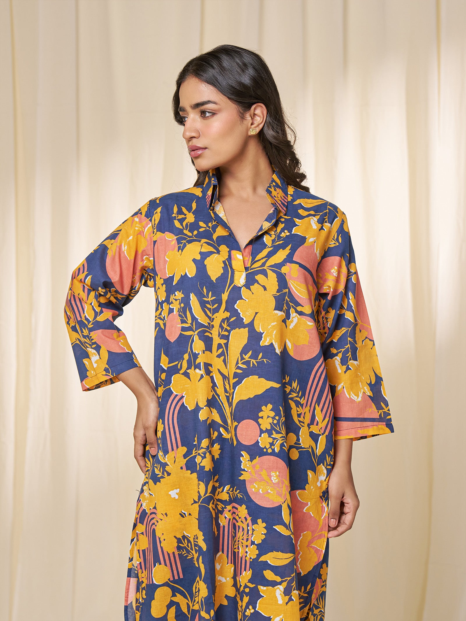 Midnight Sun Voile Kurta