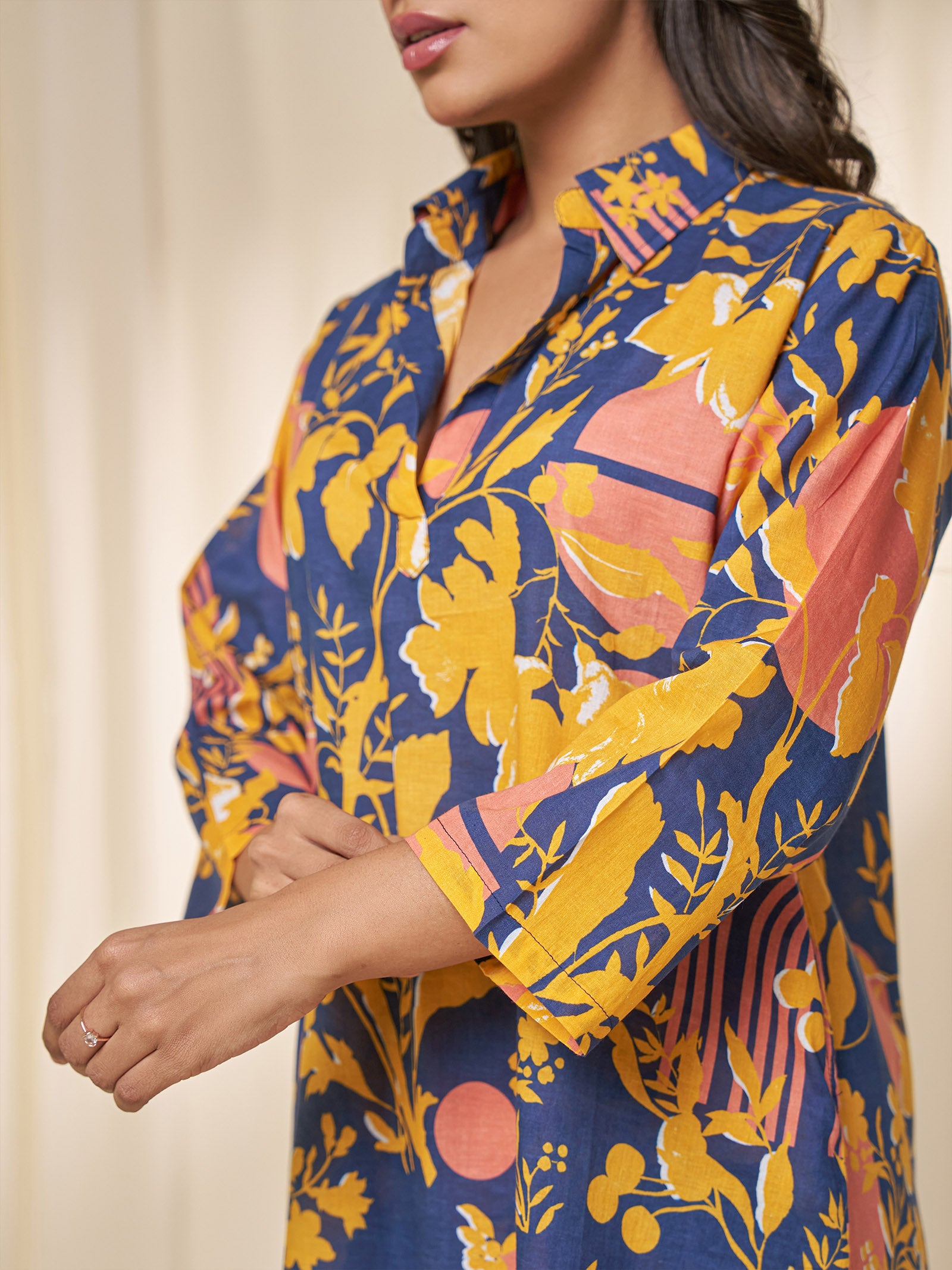 Midnight Sun Voile Kurta