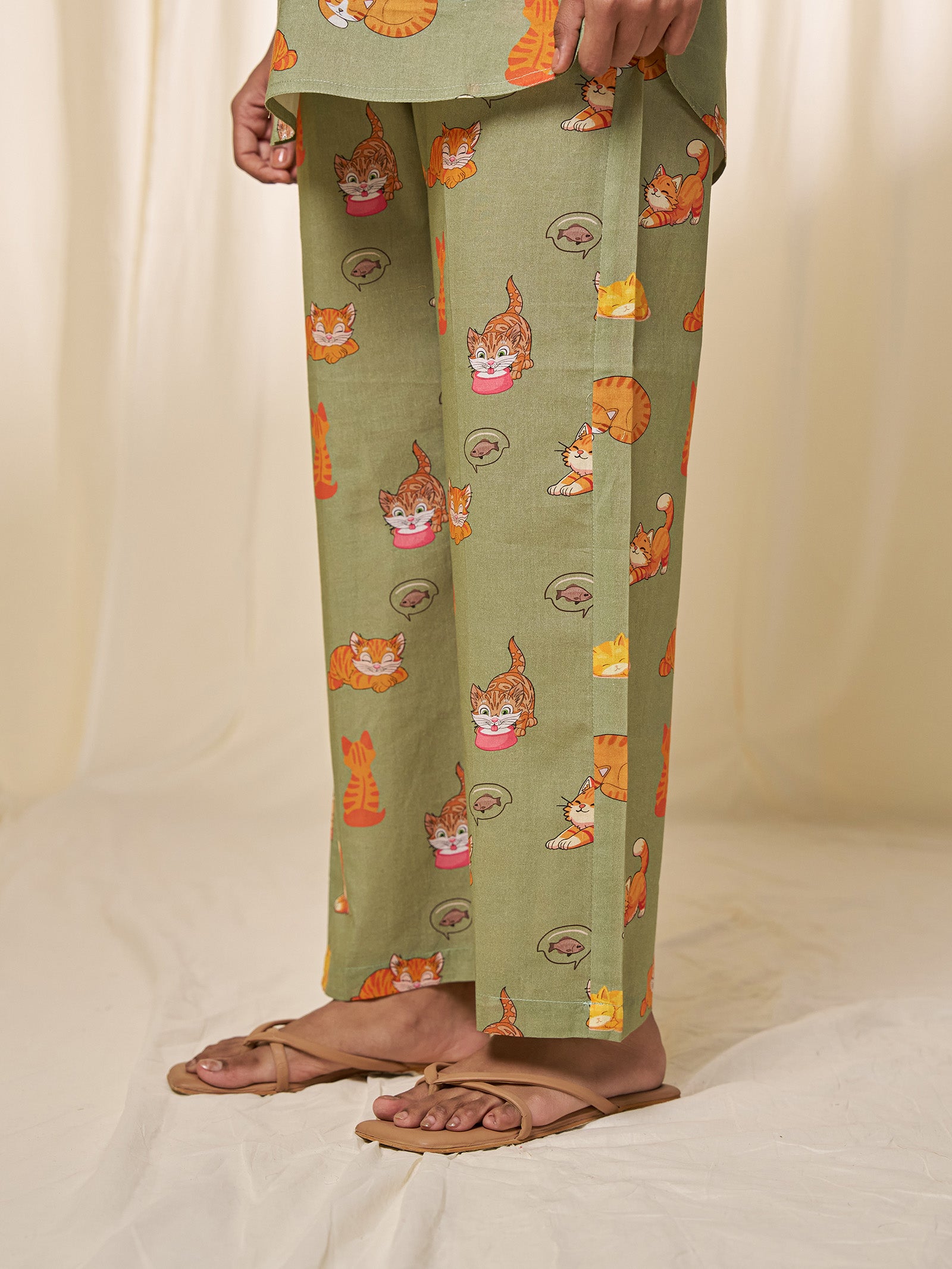 Kitty Kat Voile Night Set