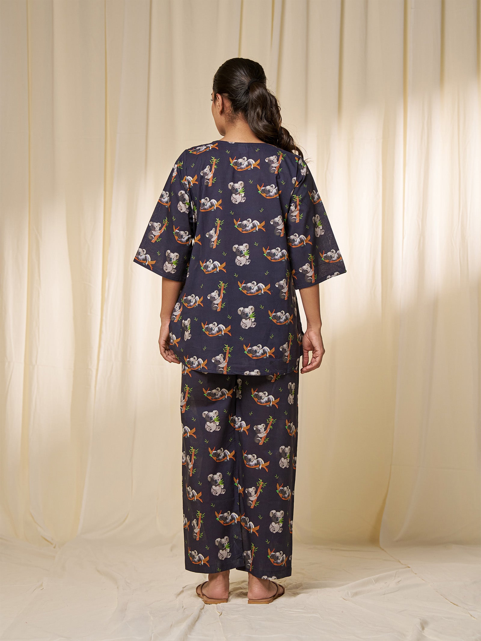 Teddy Bears Voile Night Set