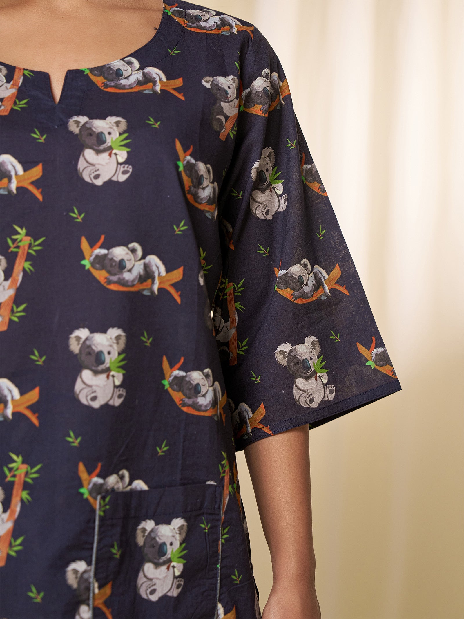 Teddy Bears Voile Night Set