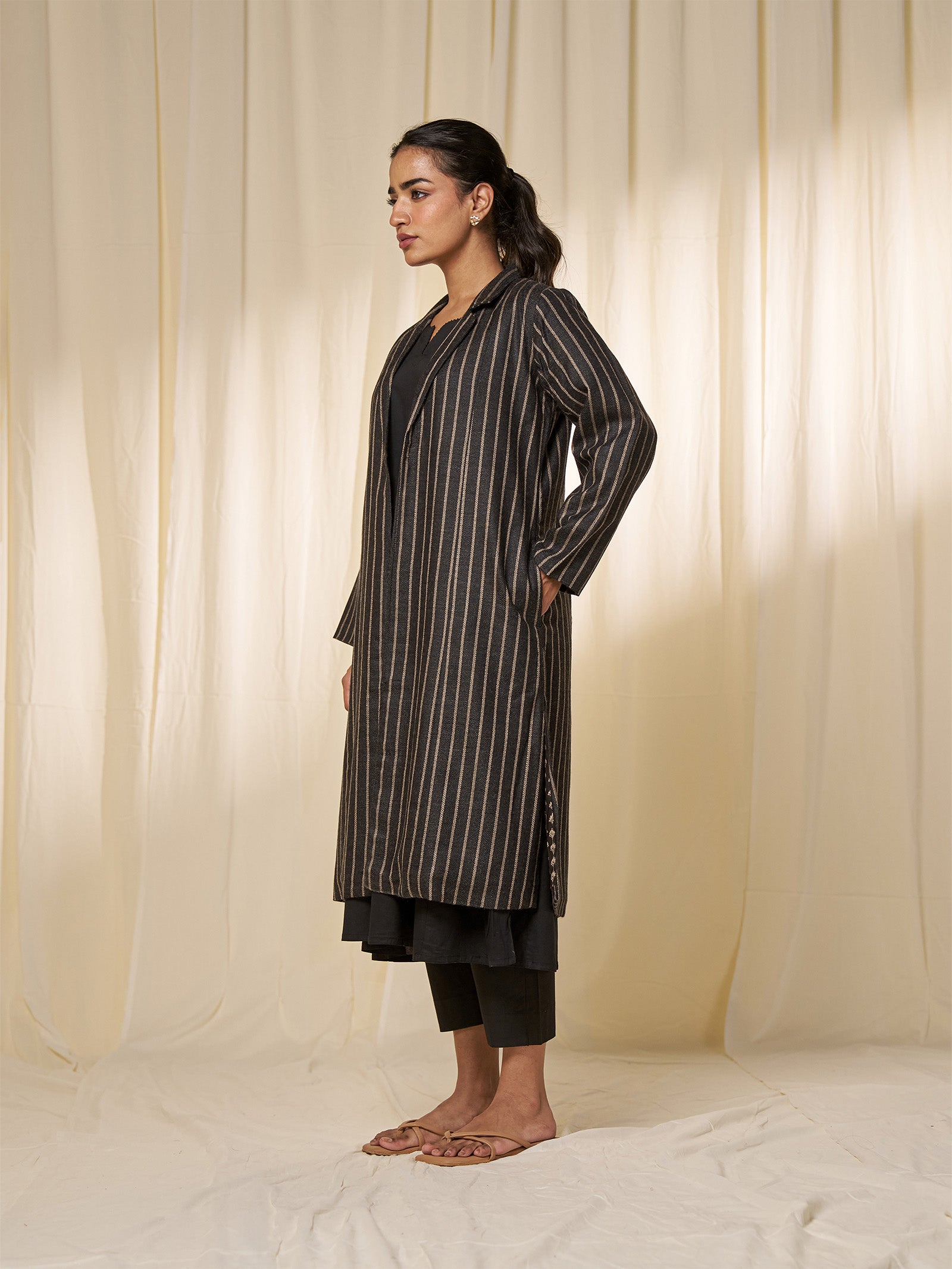 Woollen Overlay Coat