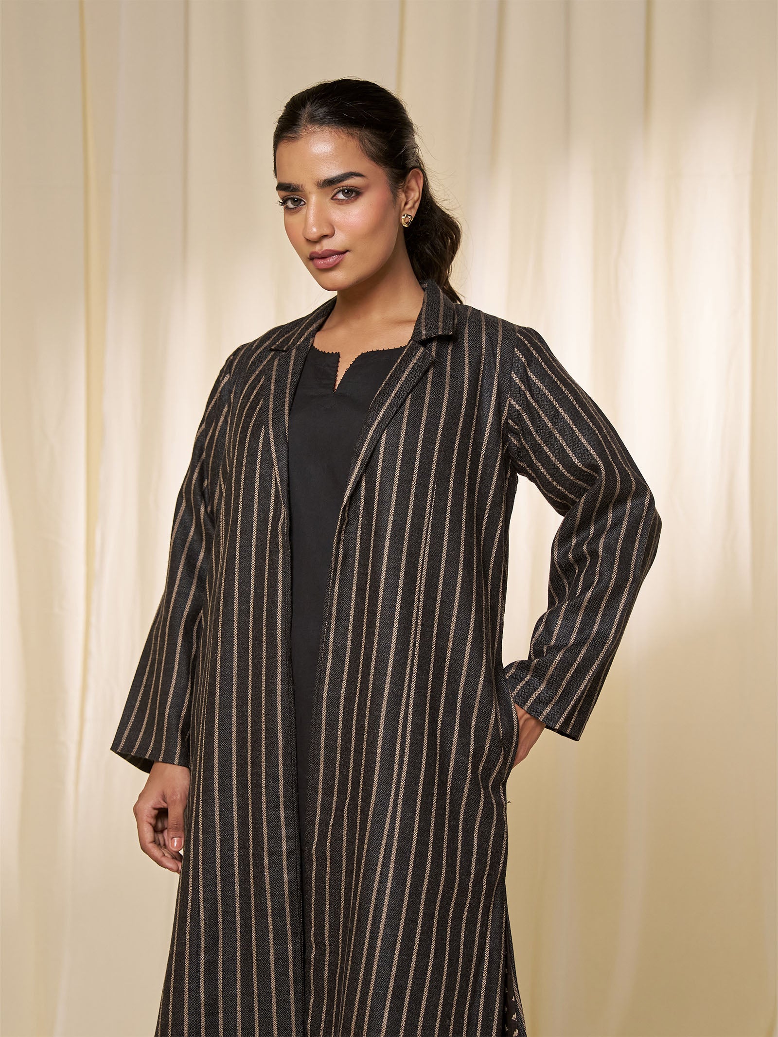 Woollen Overlay Coat