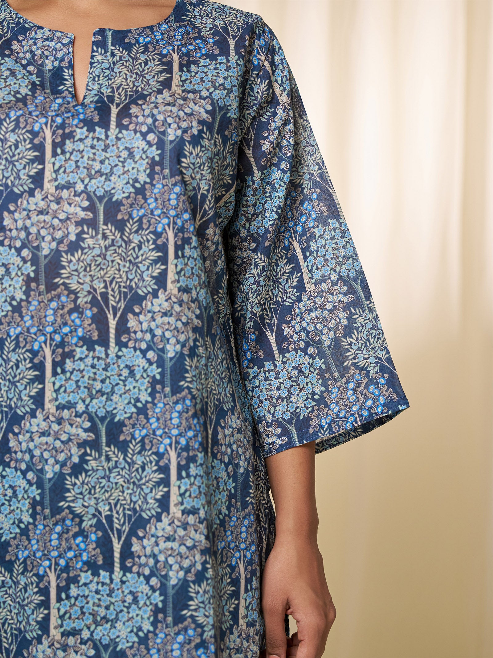 Moonlit Trees Voile Night Suit