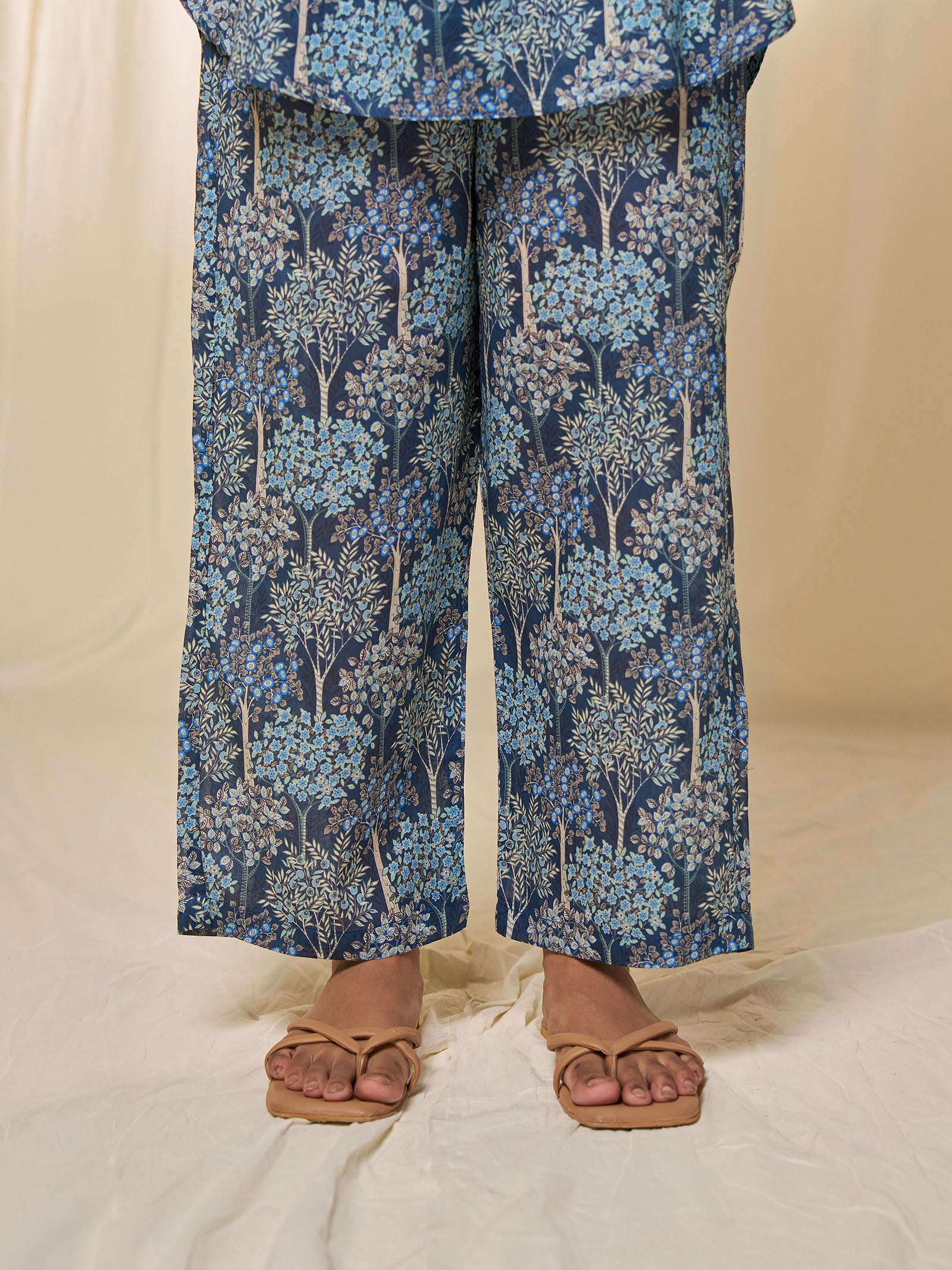 Moonlit Trees Voile Night Suit