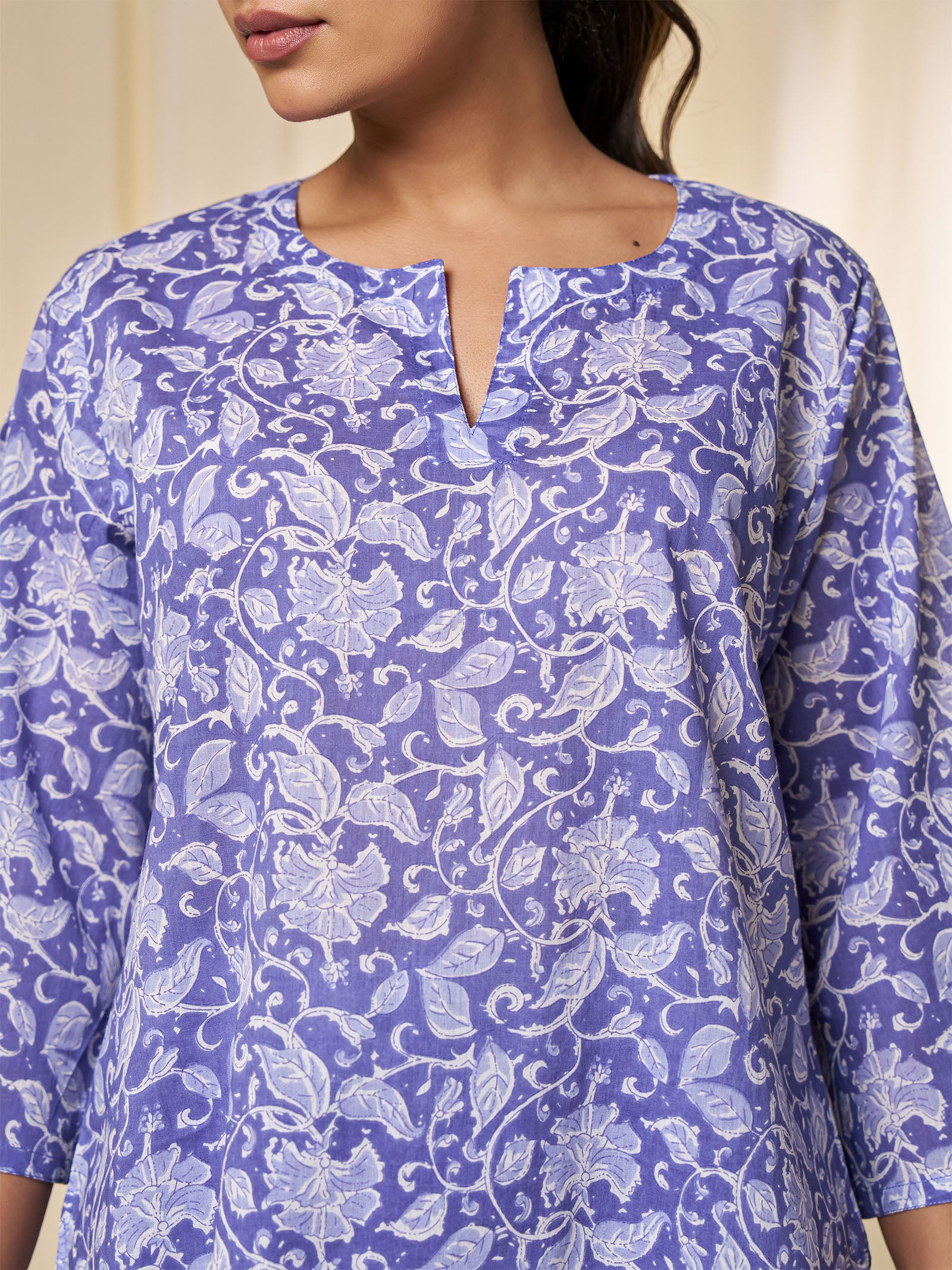 Sleepy Grape Voile Night Suit