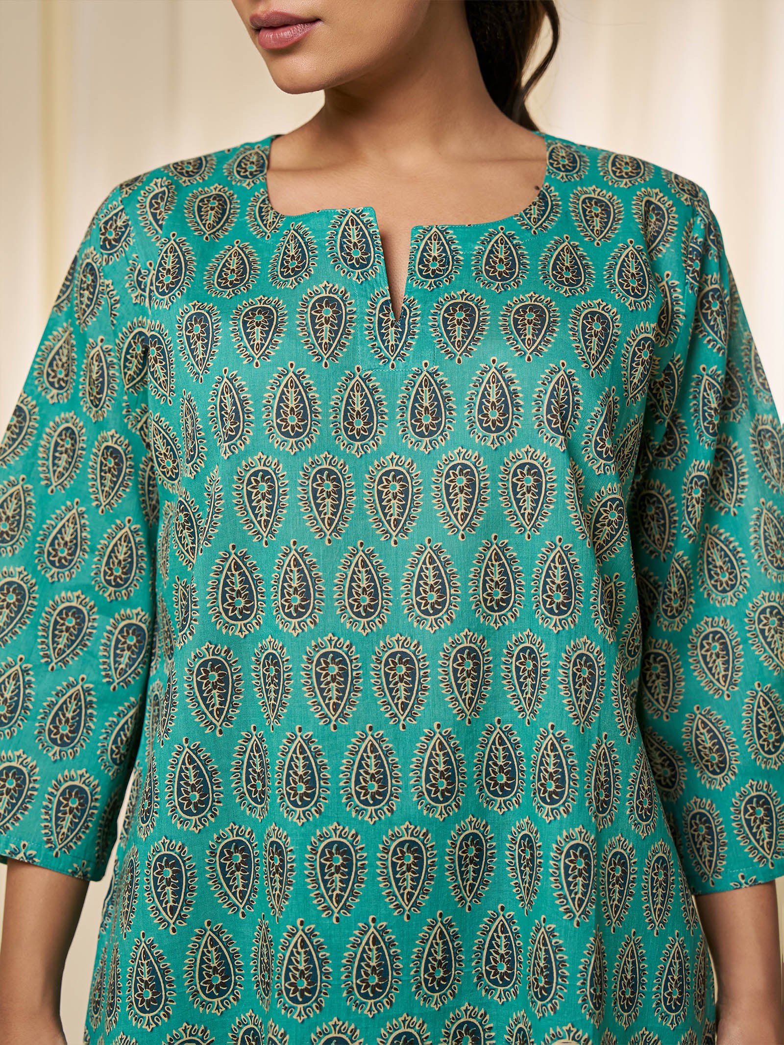 Hare Rama Voile Night Suit