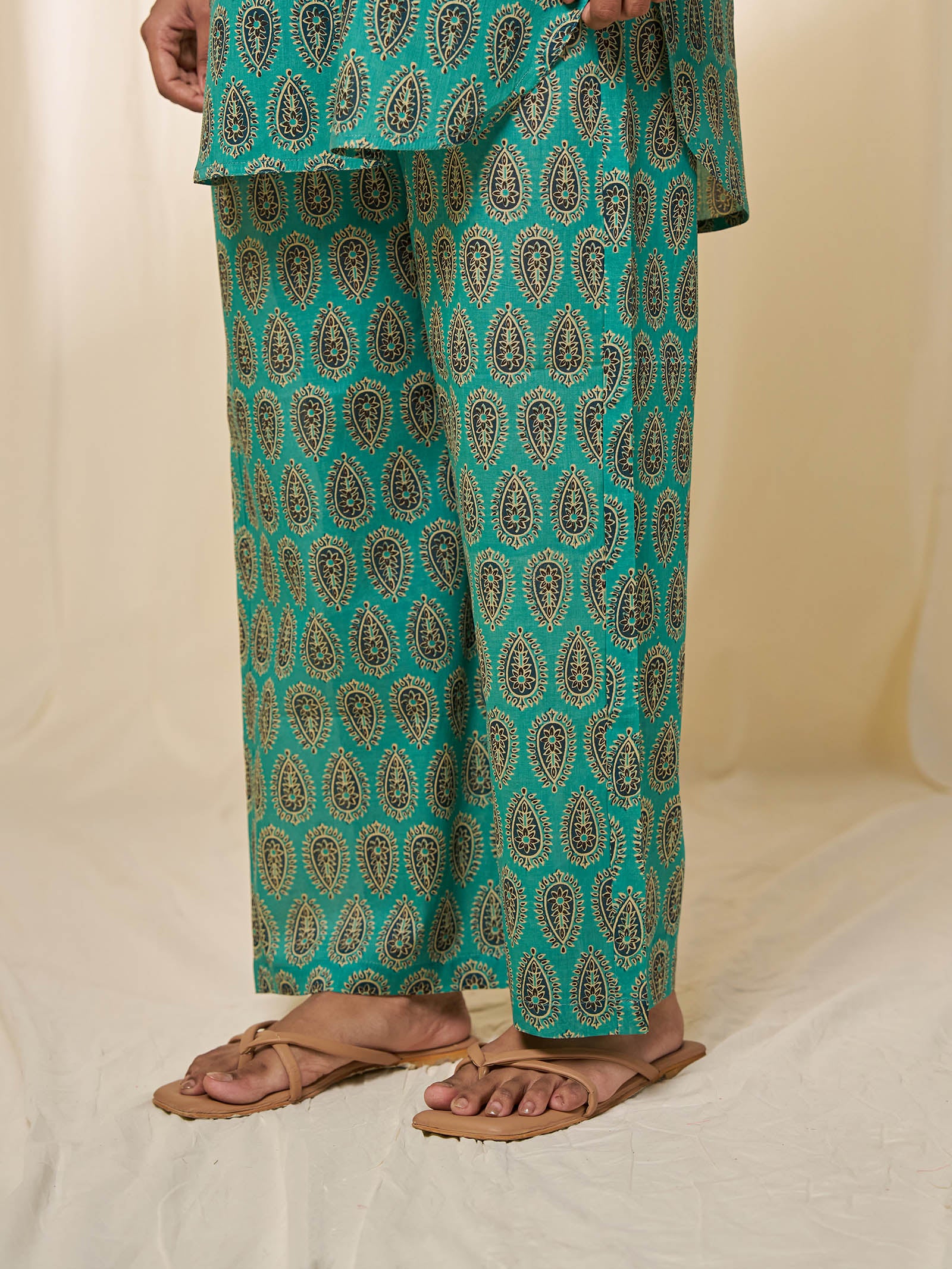 Hare Rama Voile Night Suit