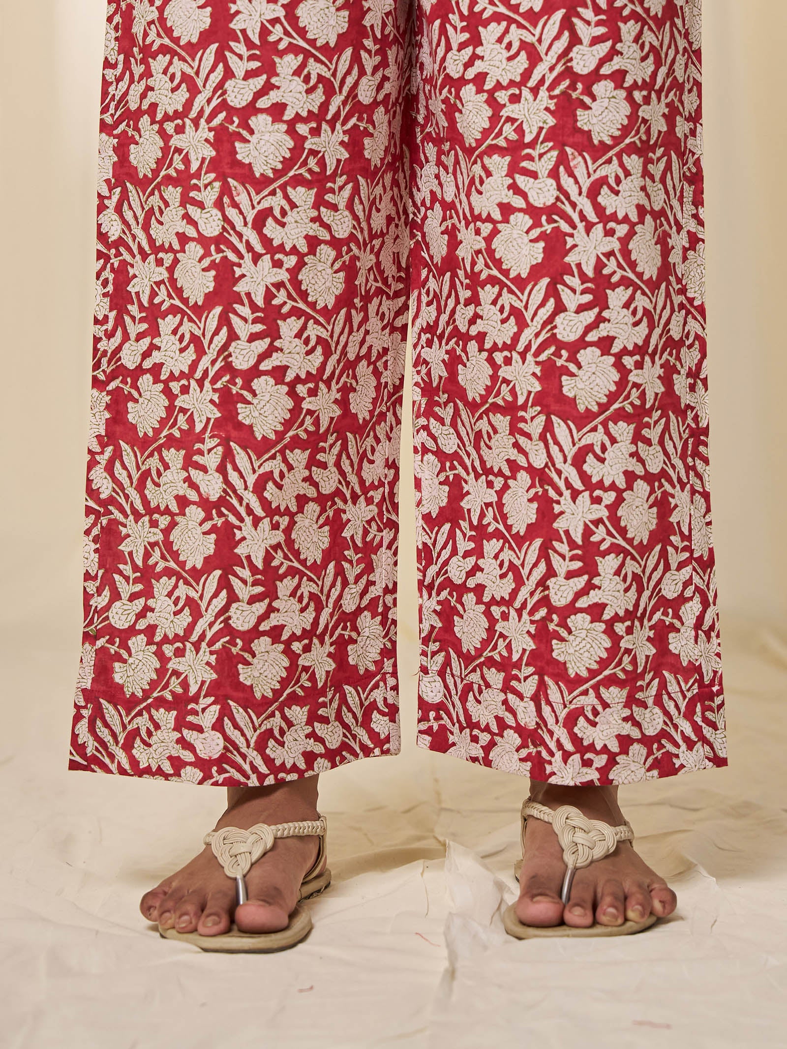 Sindoori Cotton Straight Pant