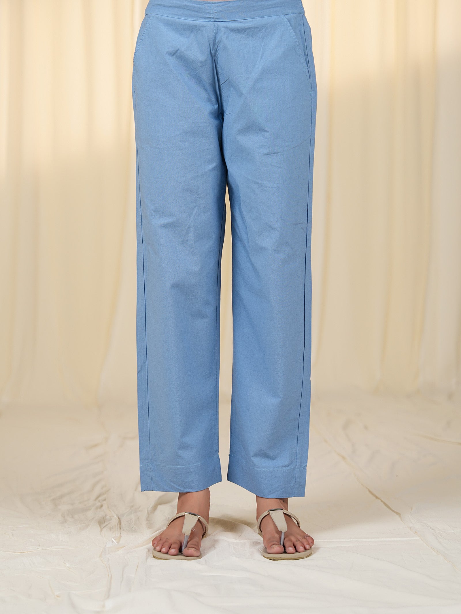 Skyora Cotton Straight Pants