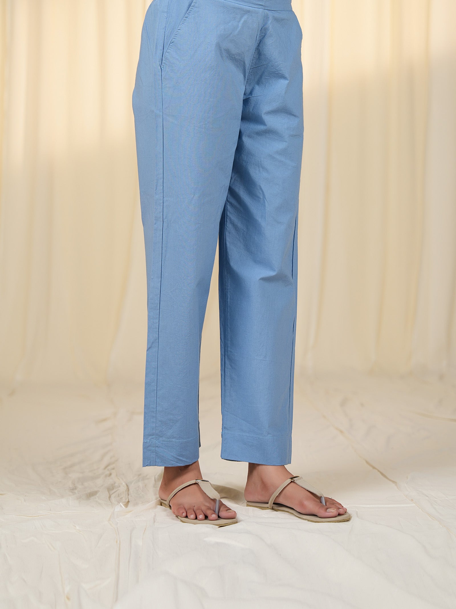 Skyora Cotton Straight Pants