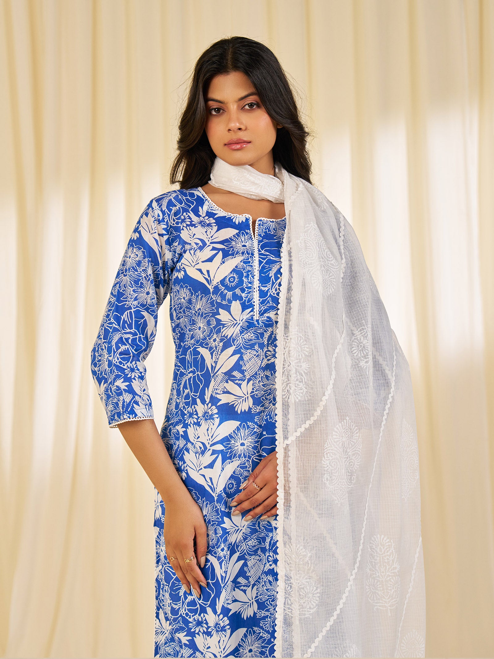 Snow Kota Dupatta