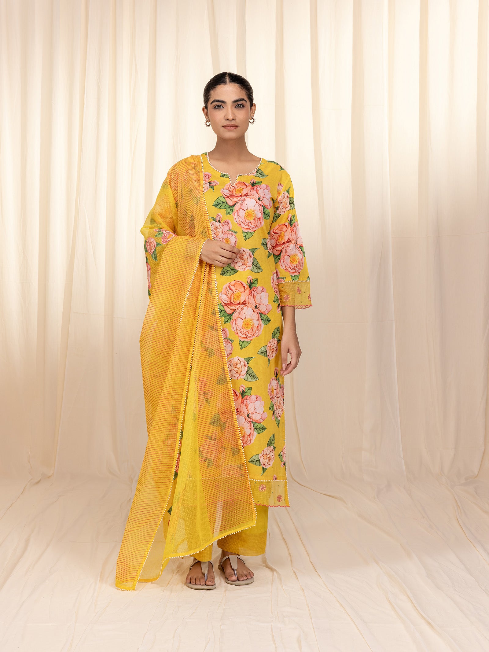 Spanish Sunset Cotton Kurta