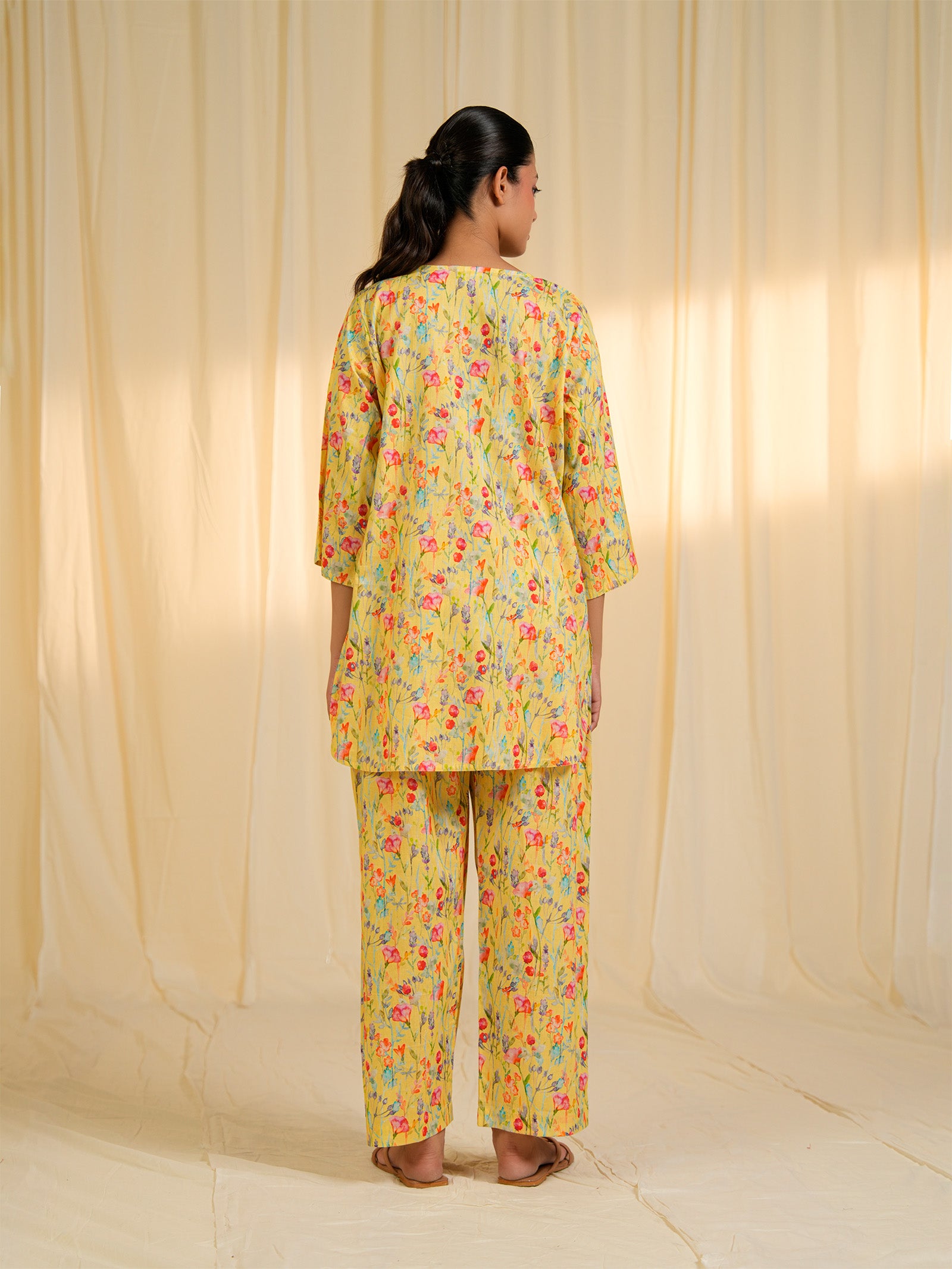 Summer Harvest Cotton Night Suit