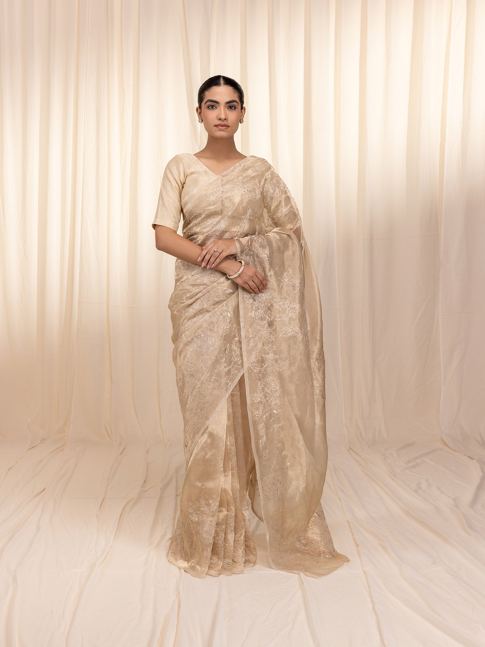 Sunhari Tissue Saree