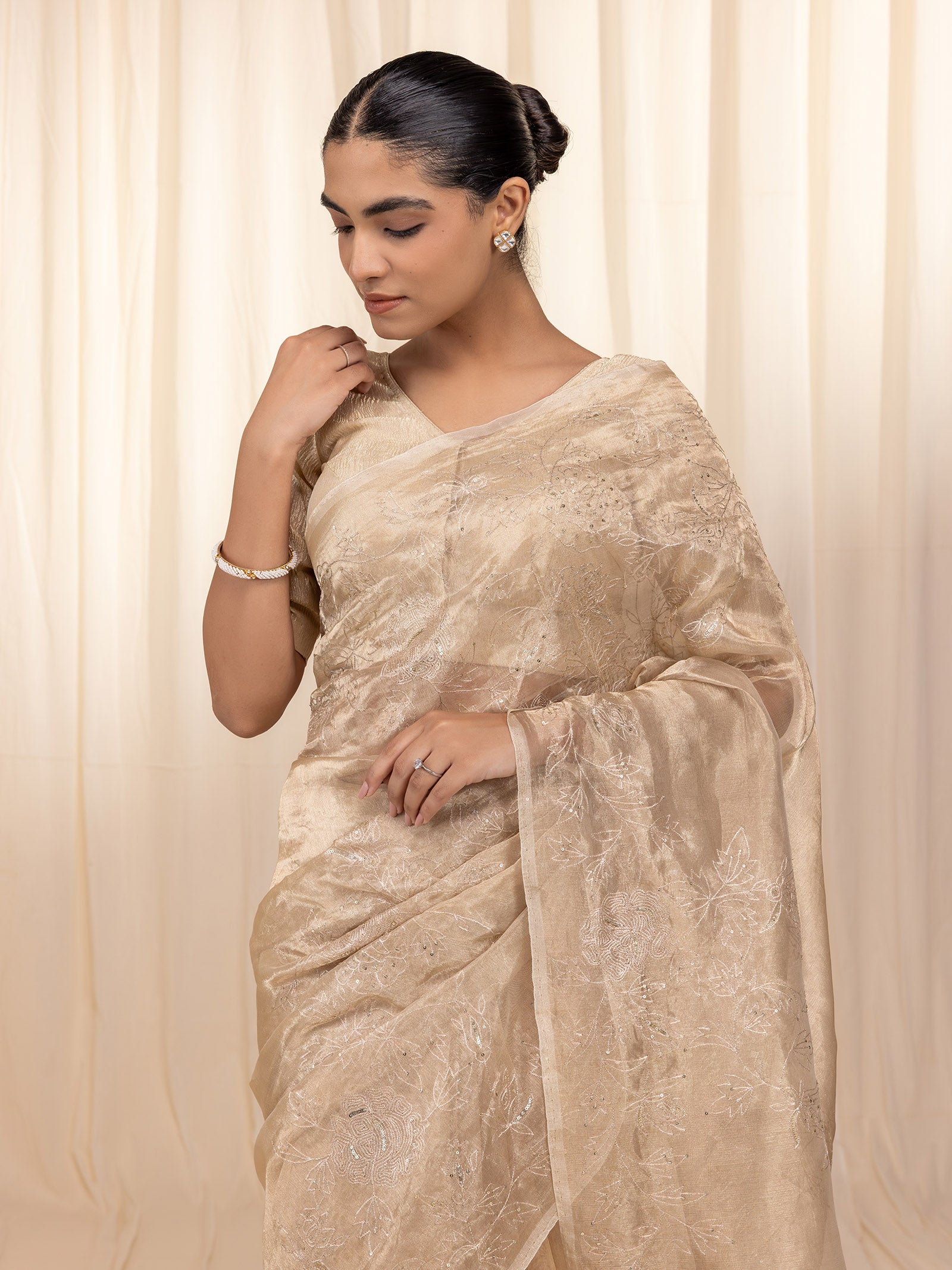 Sunhari Tissue Saree