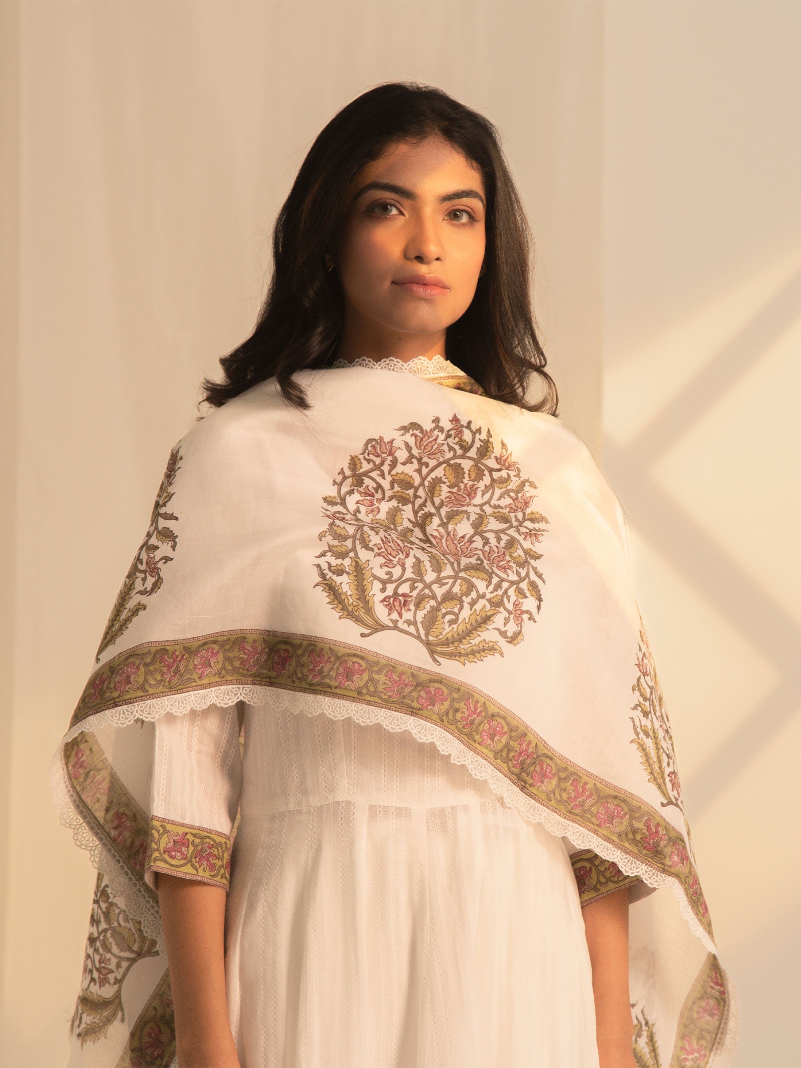 Firdaus Chanderi Dupatta