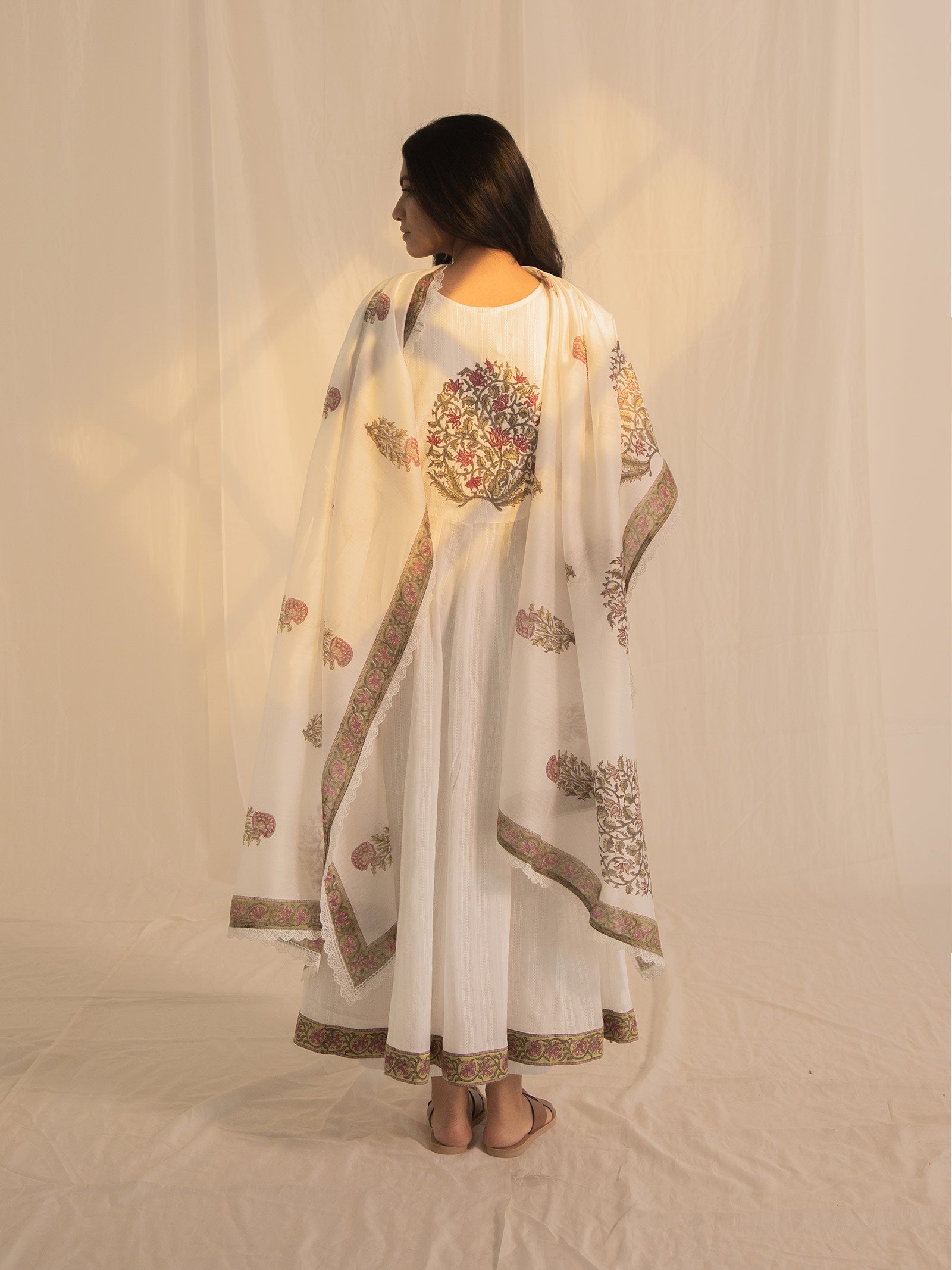 Firdaus Chanderi Dupatta