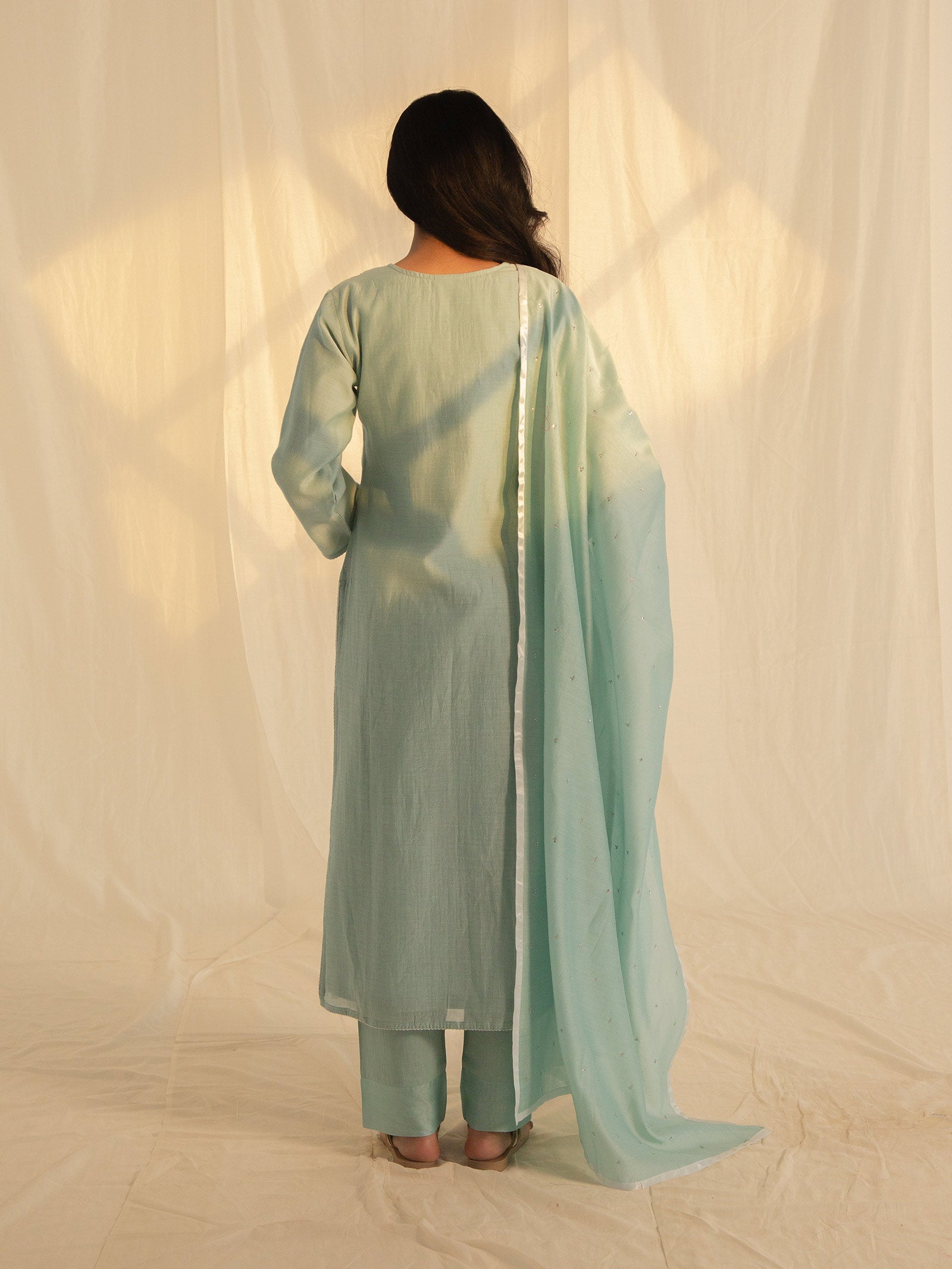 Pelican Chanderi Kurta