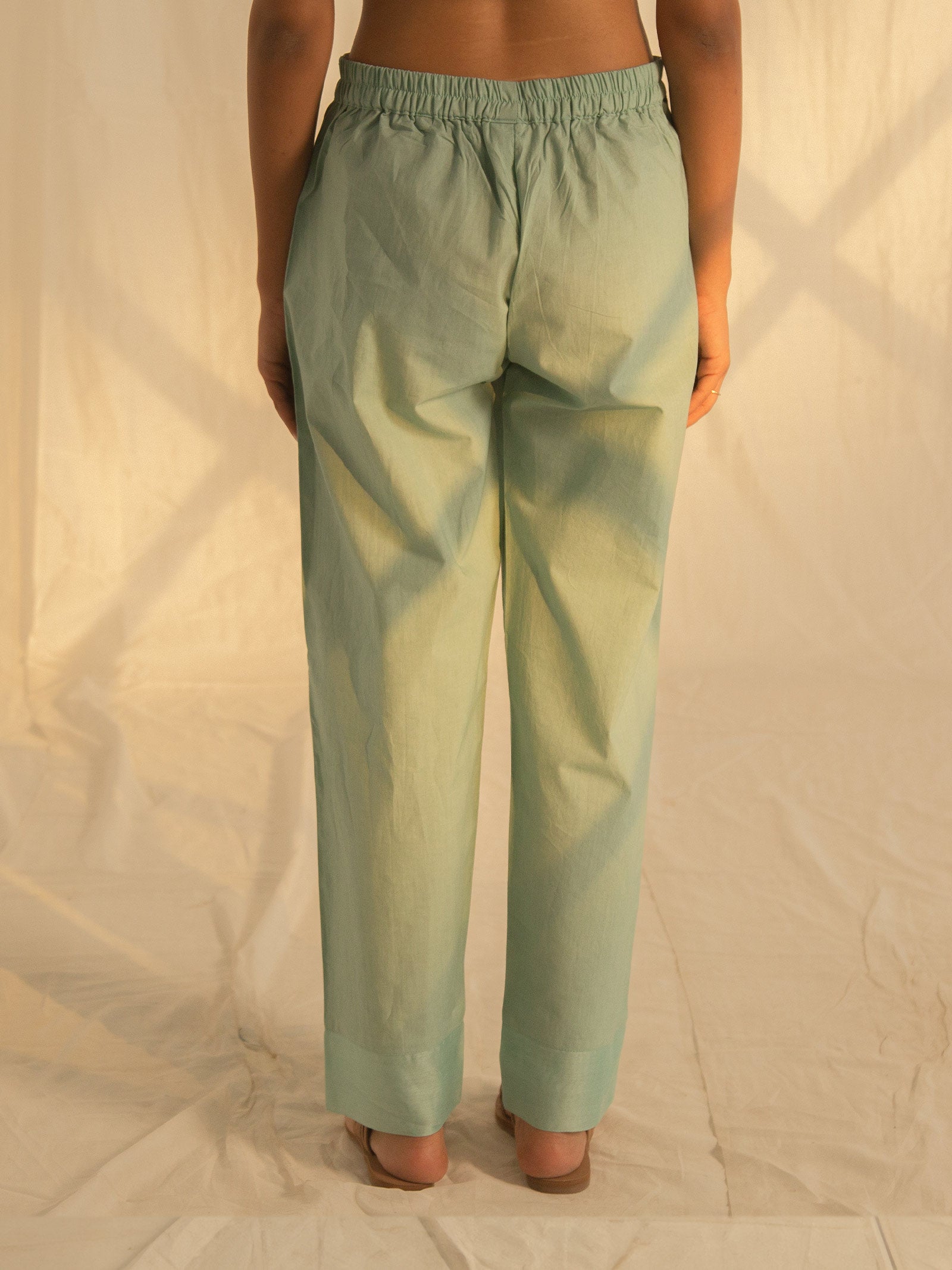 Bandhani Bel Cotton Straight Pant