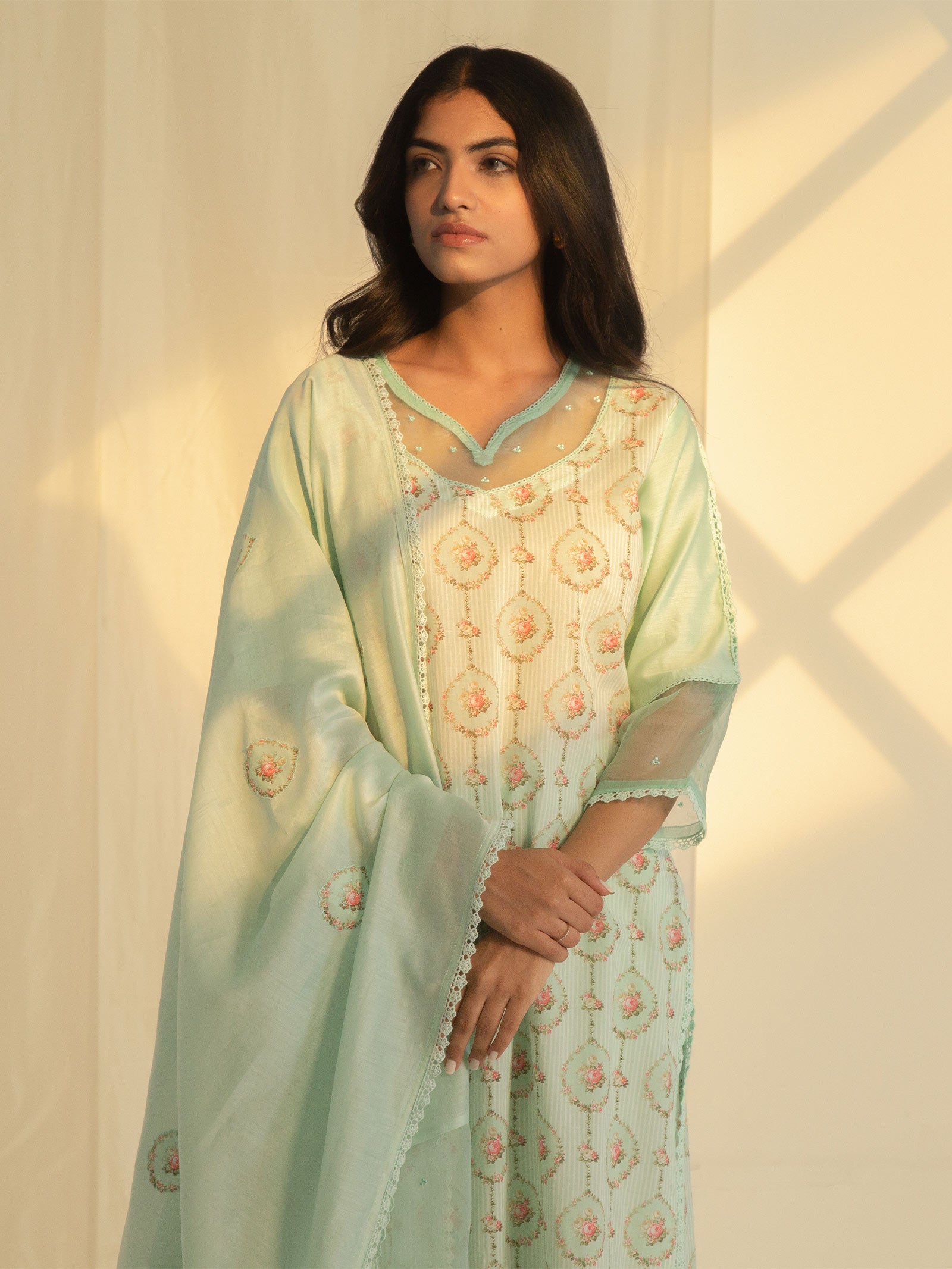 High Tea Cotton Kurta