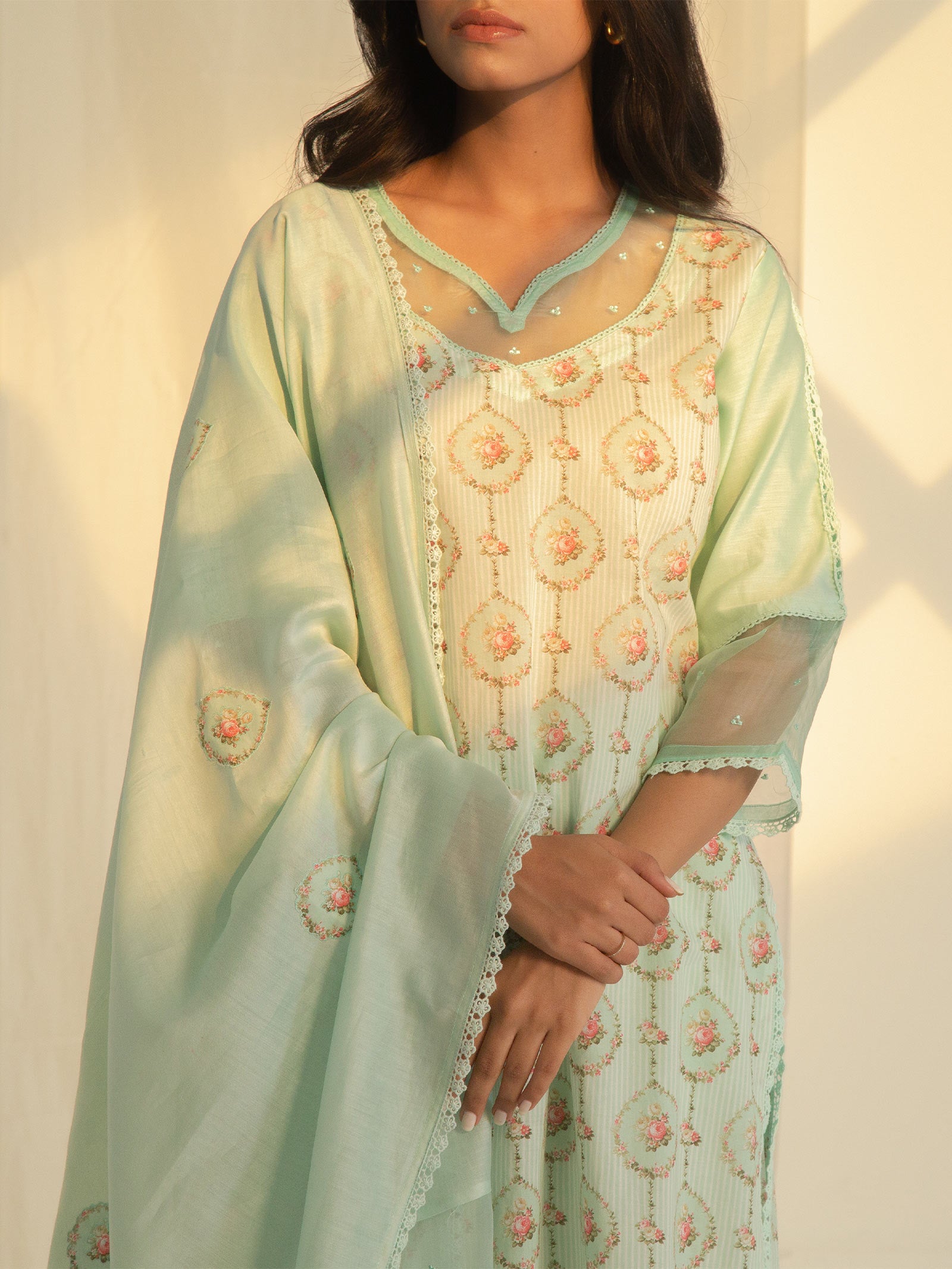 High Tea Cotton Kurta