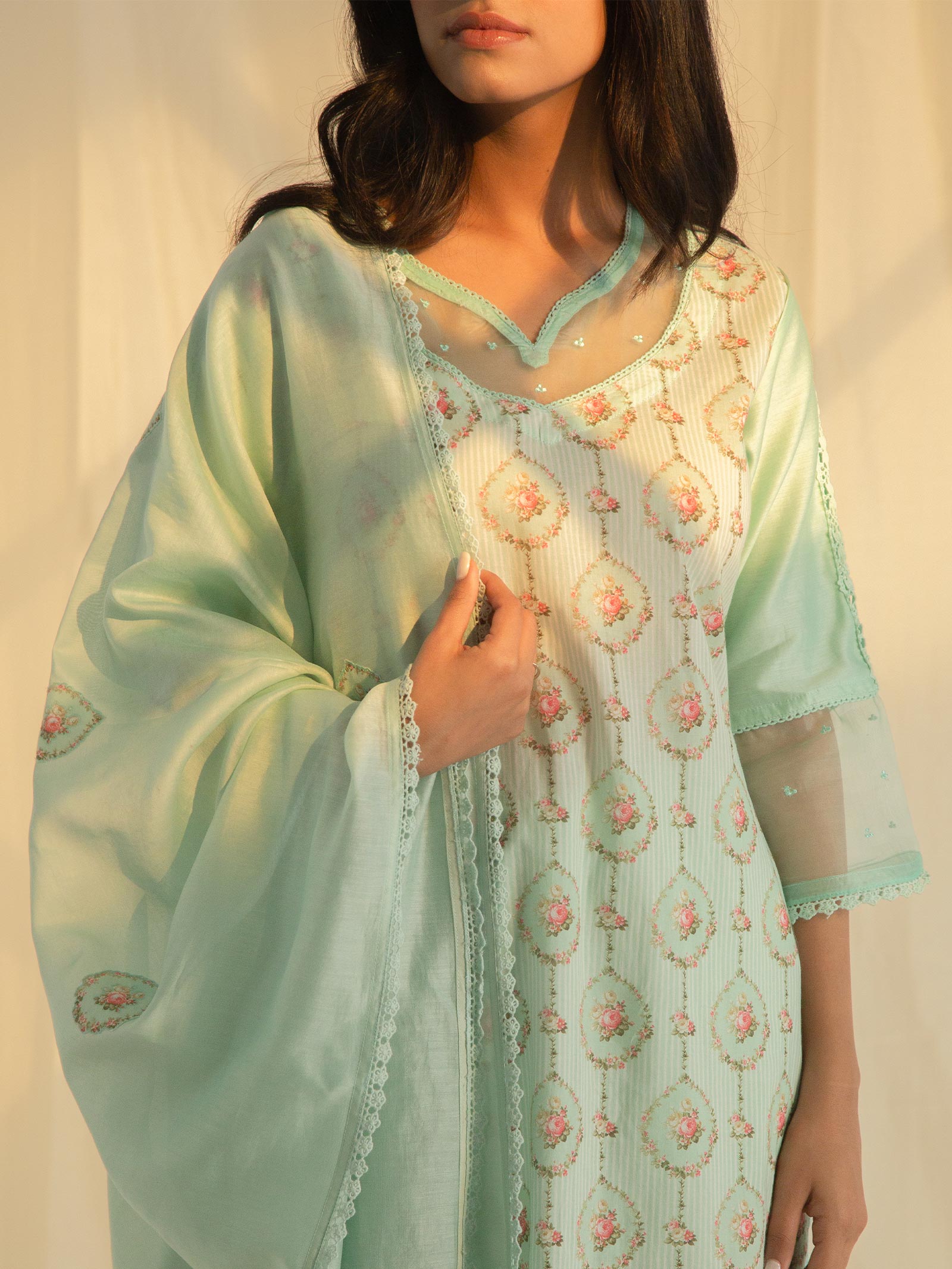 High Tea Cotton Kurta