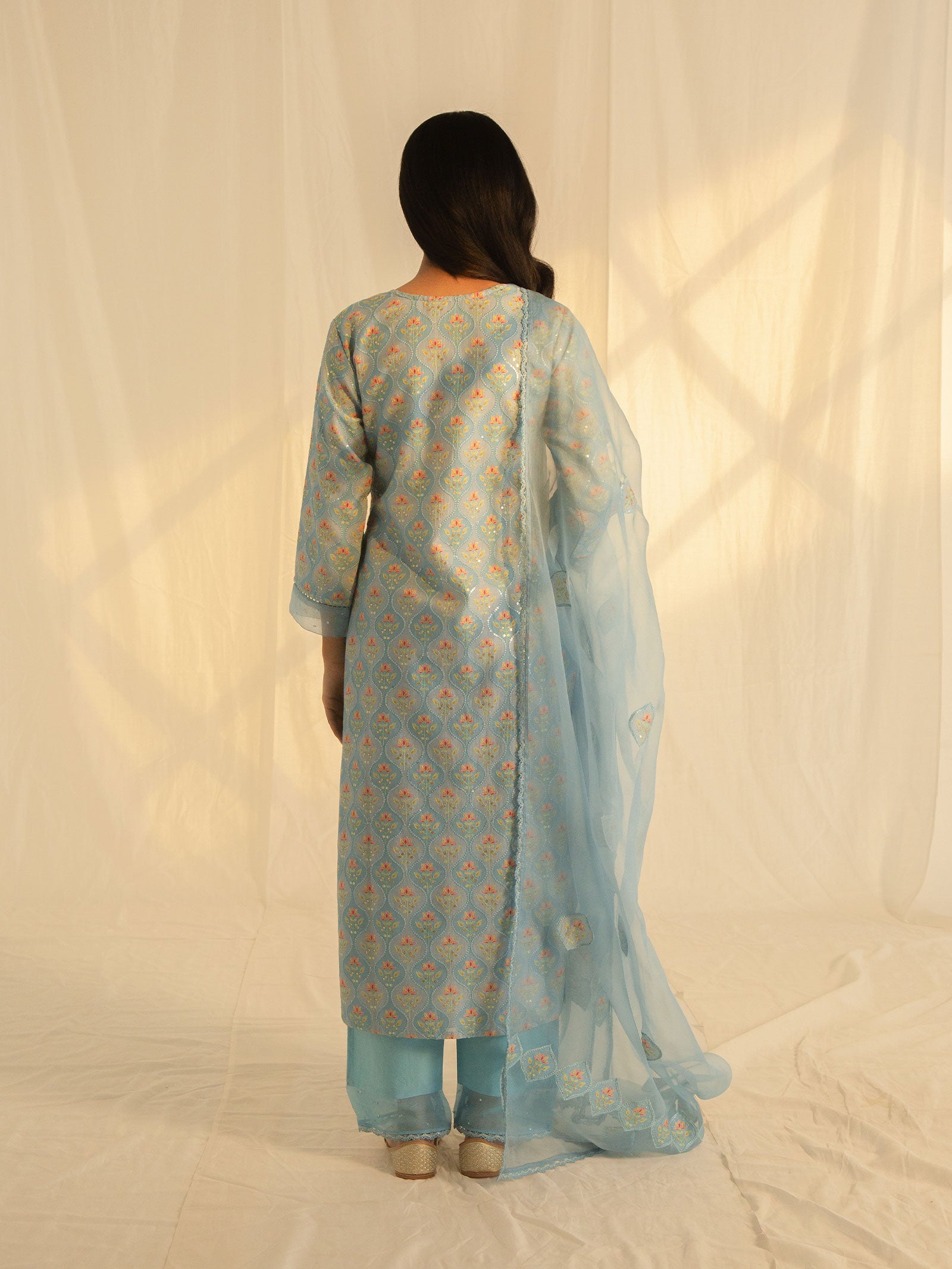 Crystals Chanderi Kurta