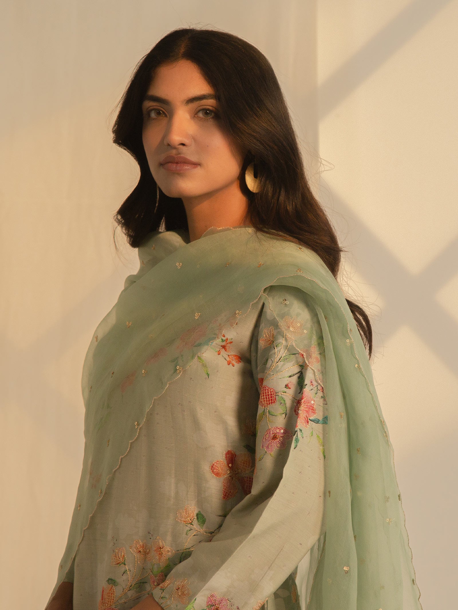 Bandhani Bel Organza Dupatta