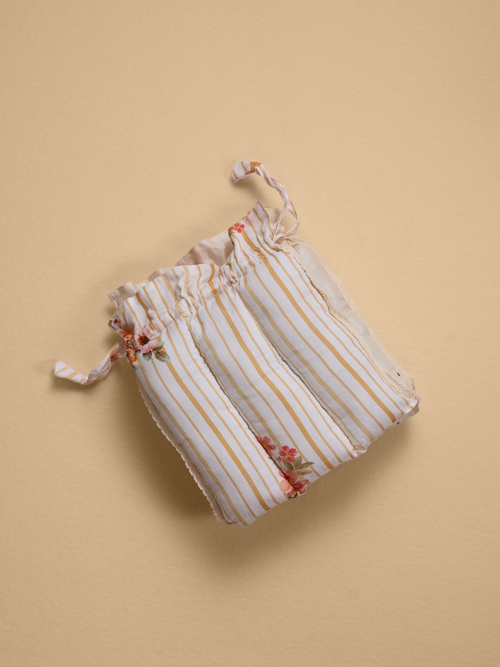Lined Up Tea Cosy - Peach