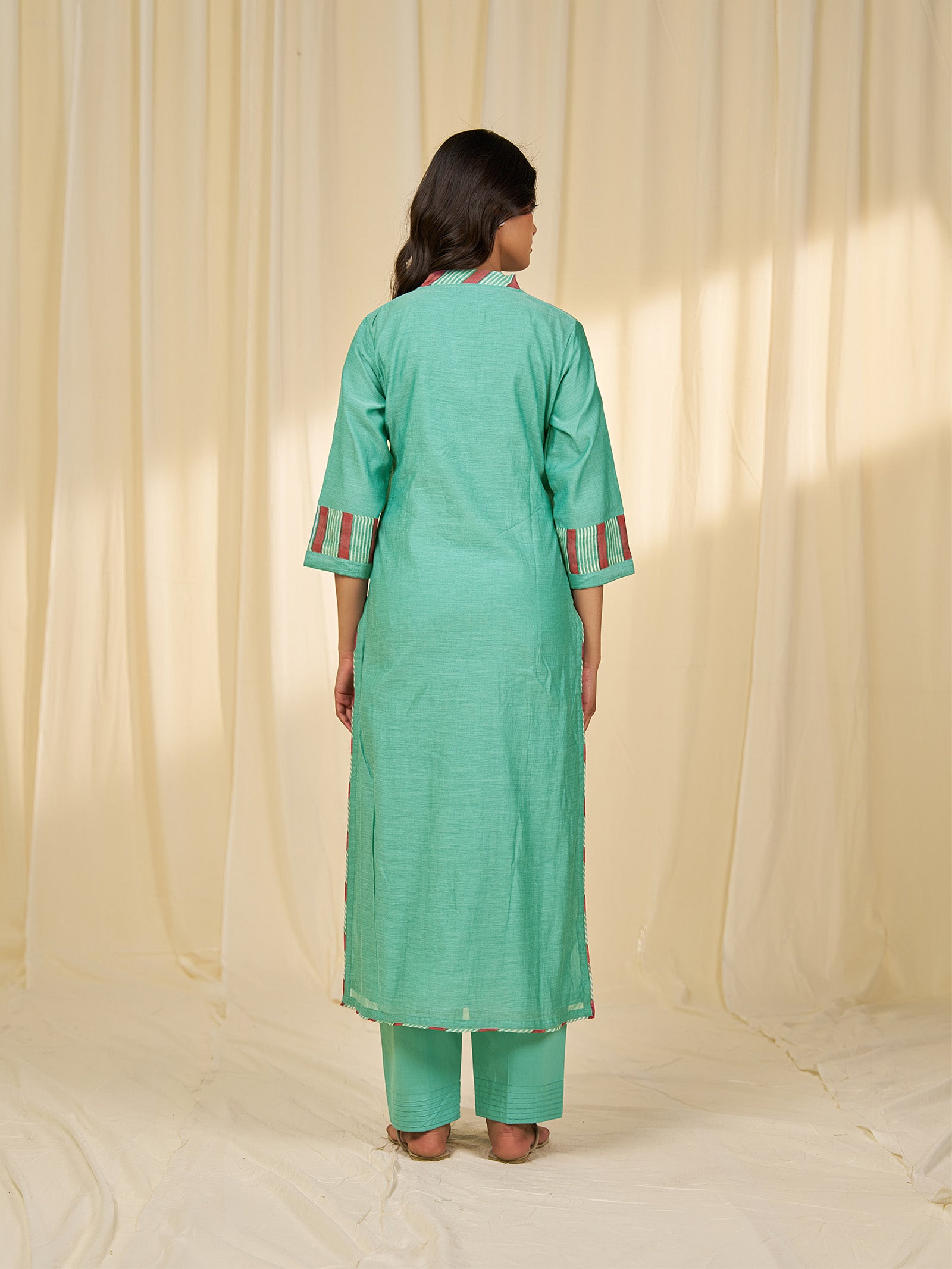 Taxila Chanderi Kurta
