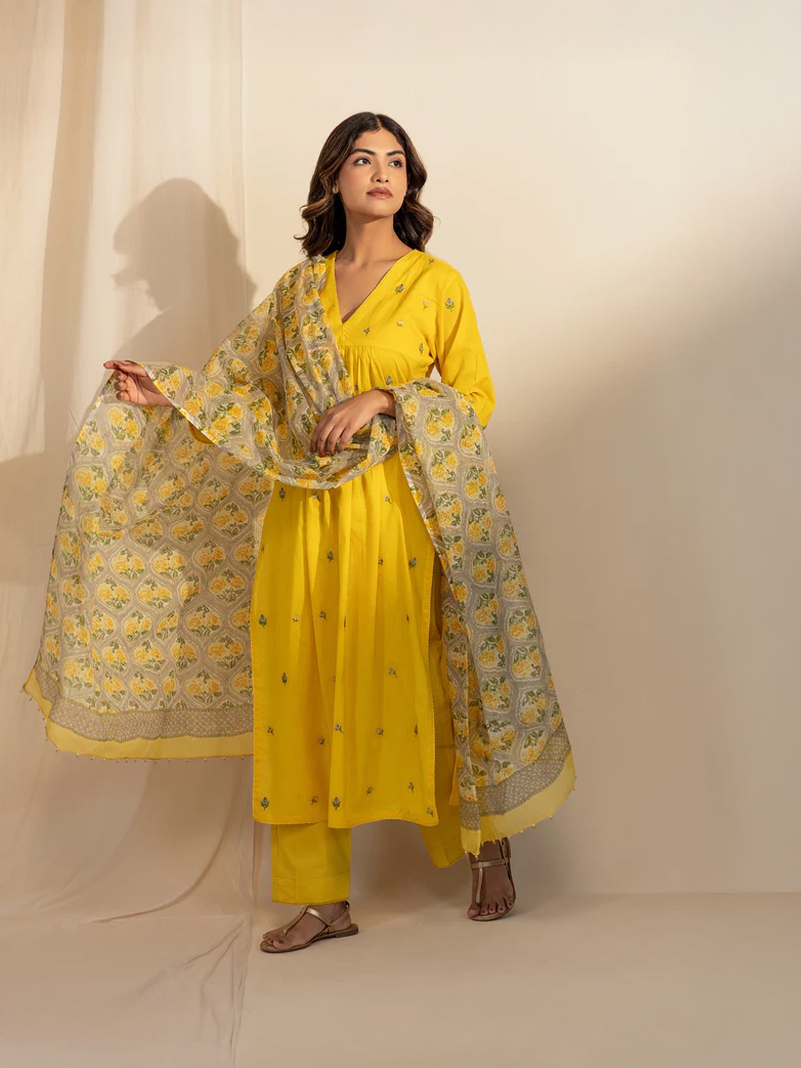 The Artisans Gold Kota Dupatta