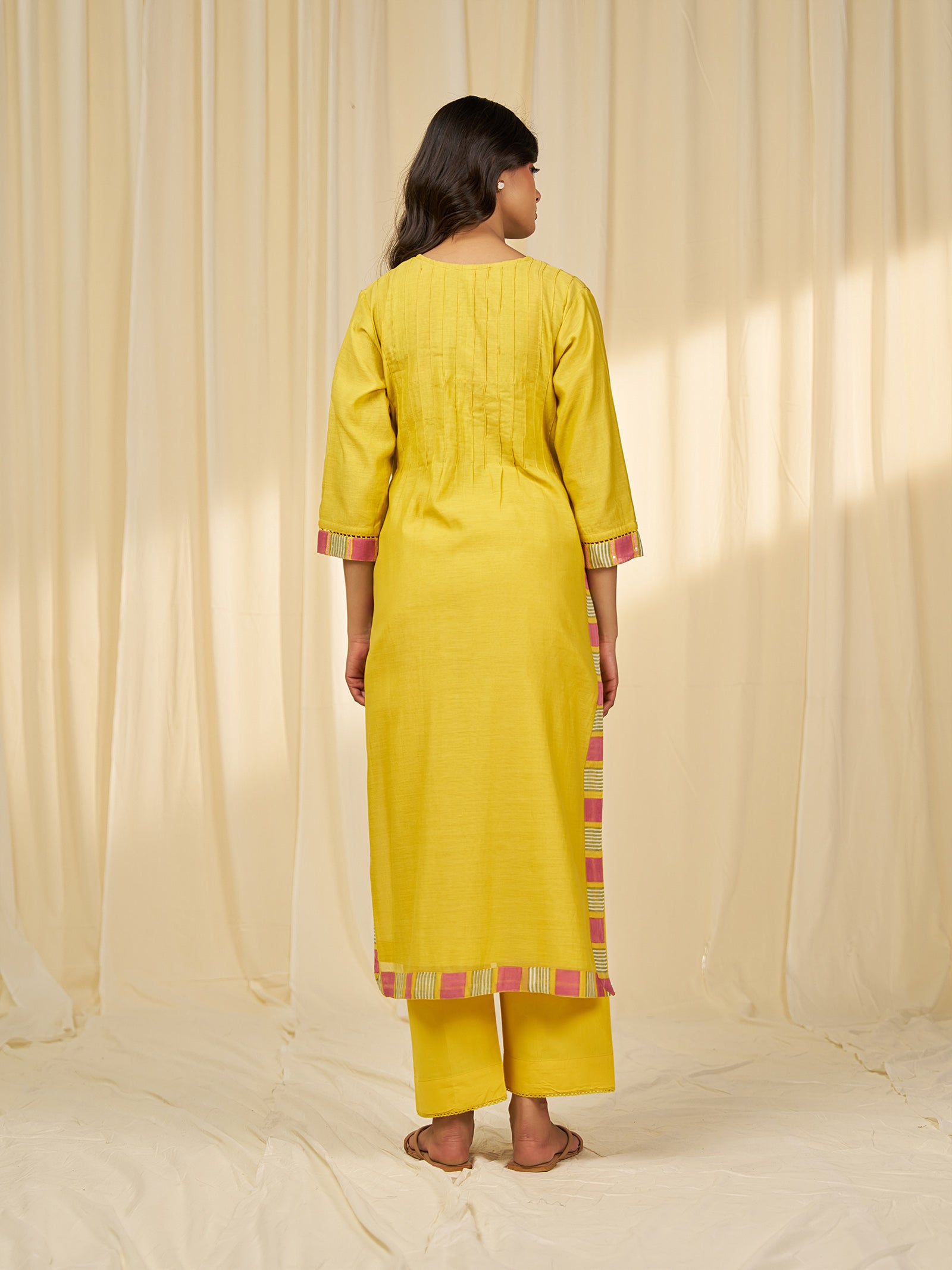 The Silk Route Kaushambi Chanderi Kurta