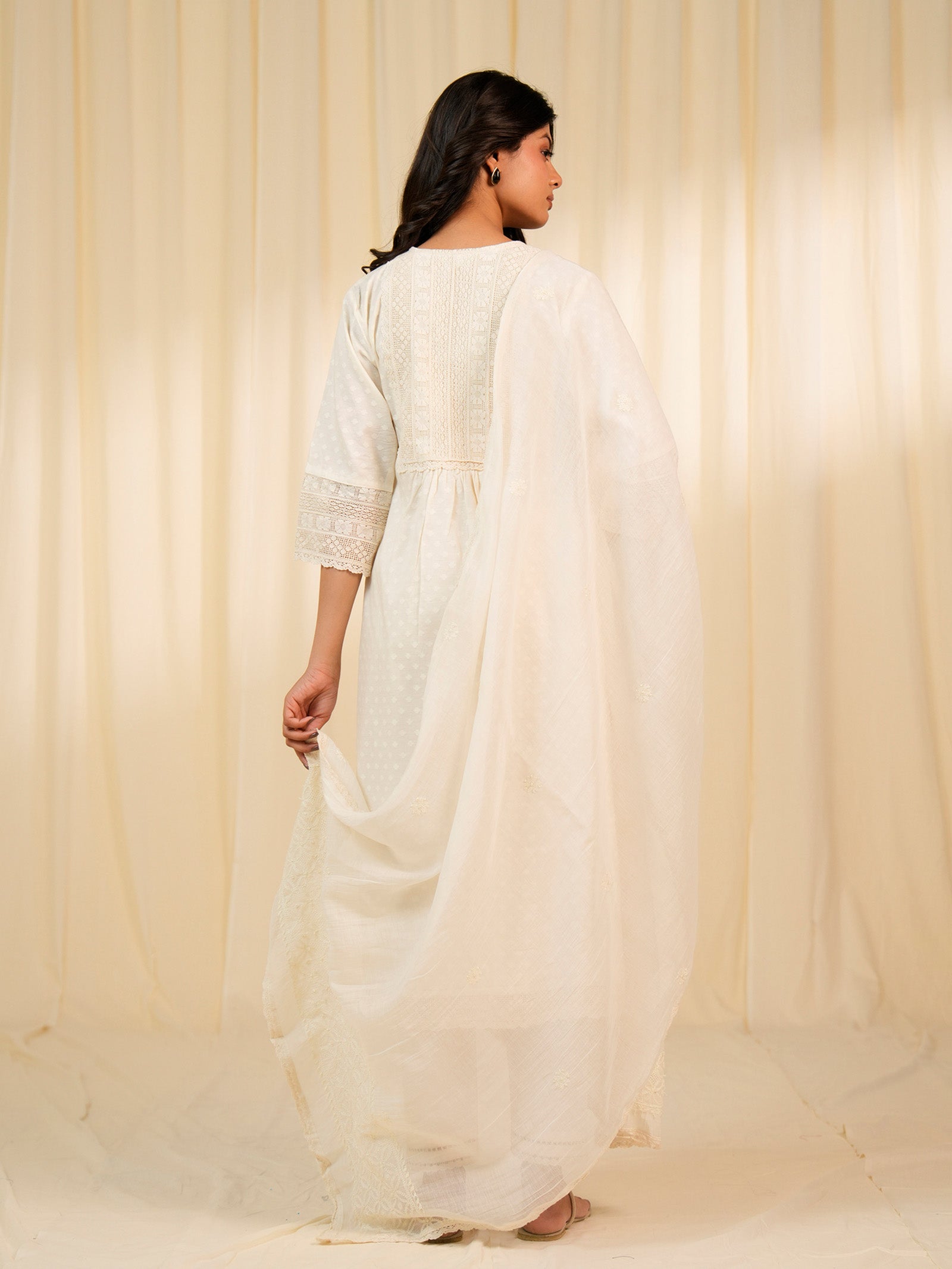 Tusker Chanderi Dupatta