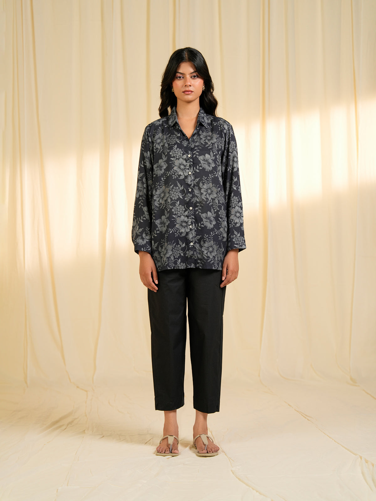 Twilight Garden Viscose Shirt