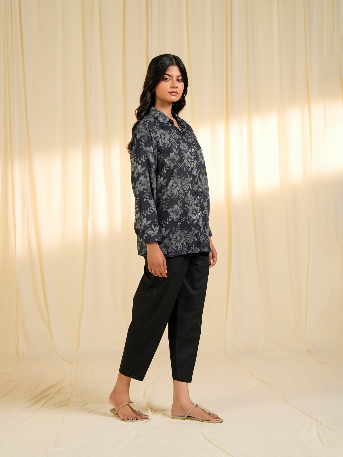 Twilight Garden Viscose Shirt